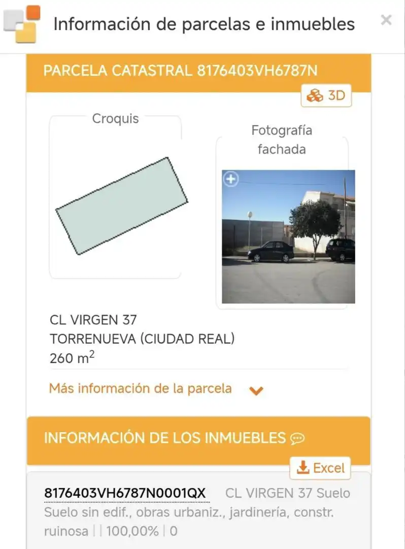 Terreno en venta en Calle de la Virgen, 35, Torrenueva Parking de Terreno en venta en Torrenueva