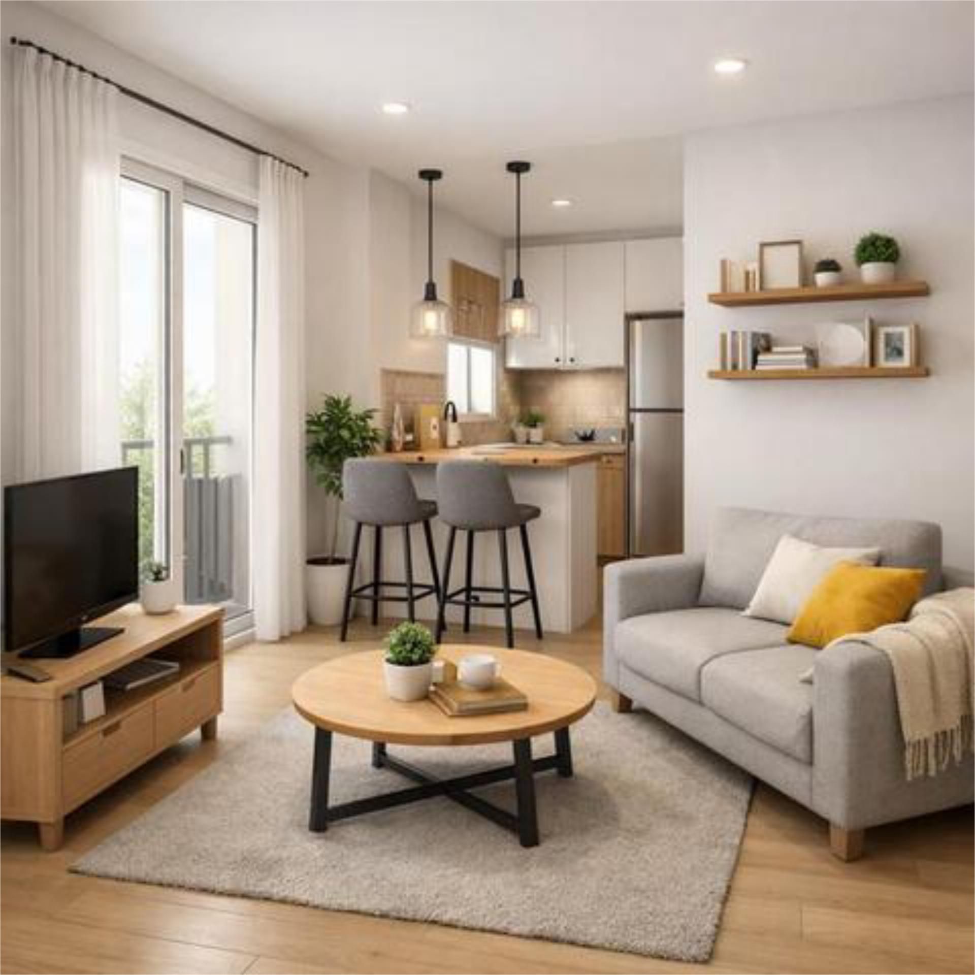 Sala d'estar de Pis en venda en Carballo