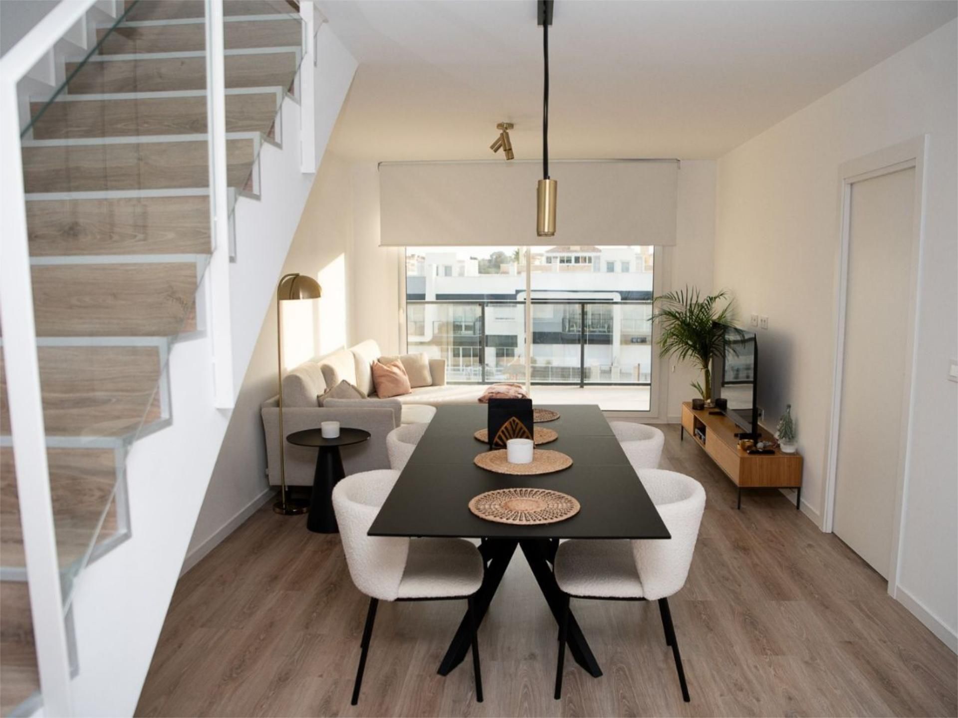 Dining room of Flat for sale in Santa Pola  with Air Conditioner, Terrace and Swimming Pool