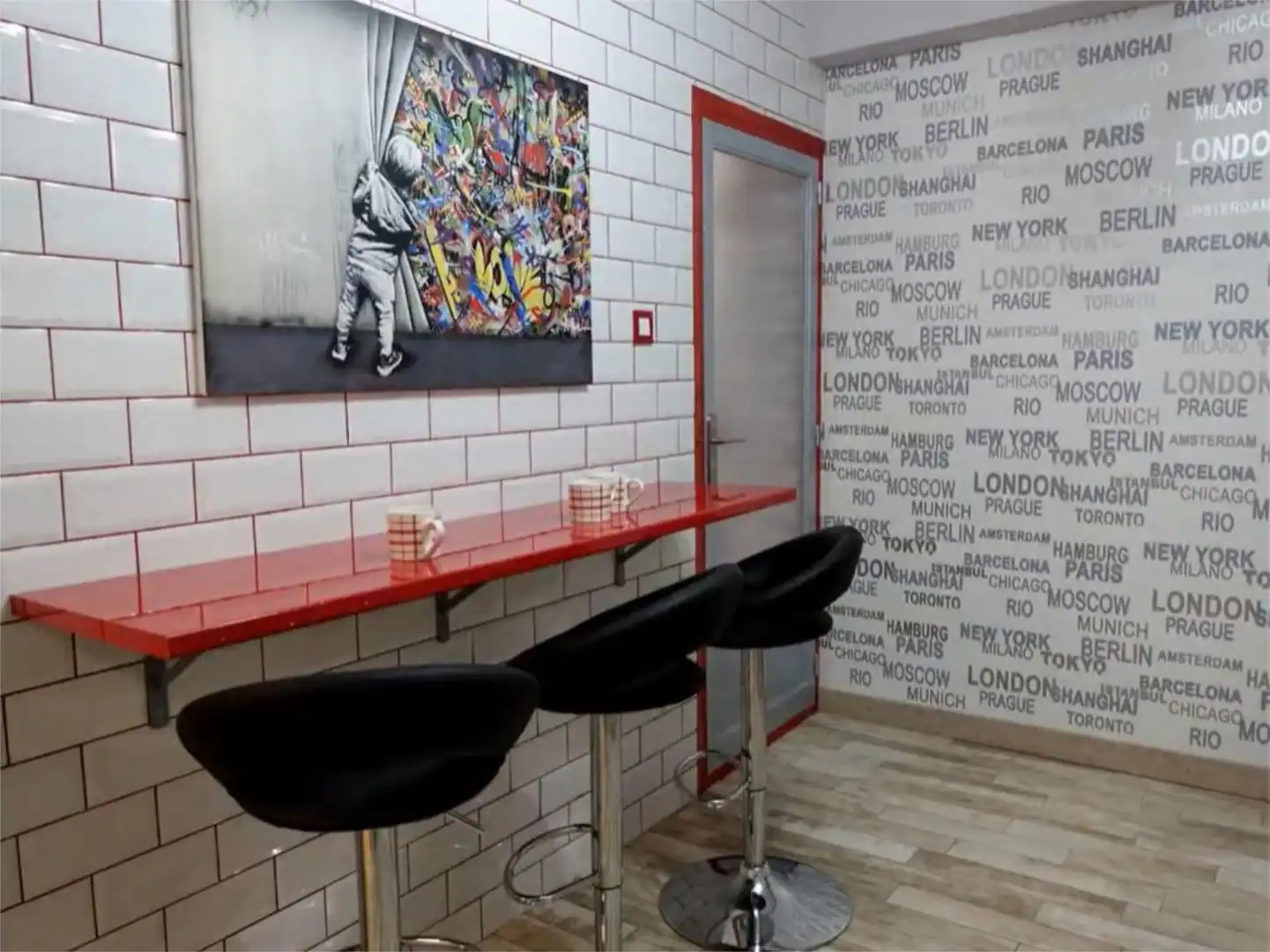 Kitchen of Flat for share in Alicante / Alacant  with Furnished and Balcony