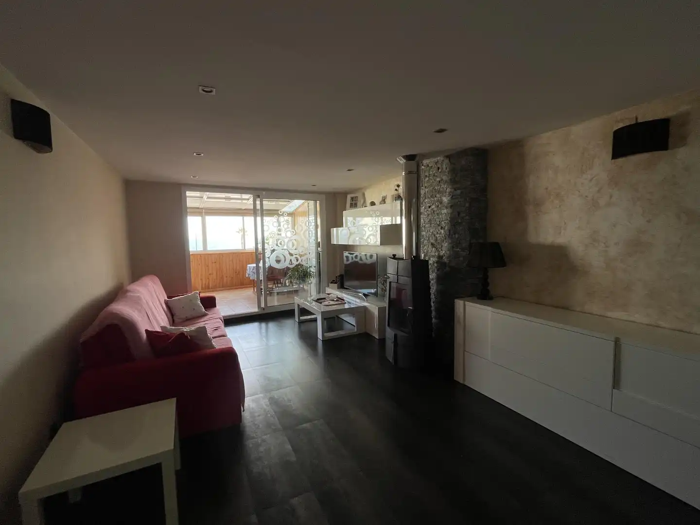 Casa adosada en venta en Plaça Rosa Dels Vents, 1, Playas de Puçol Sala de estar de Casa adosada en venta en Puçol con Aire acondicionado, Terraza y Balcón