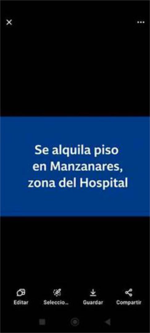 Piso de alquiler en Manzanares con Calefacción, Terraza y Amueblado