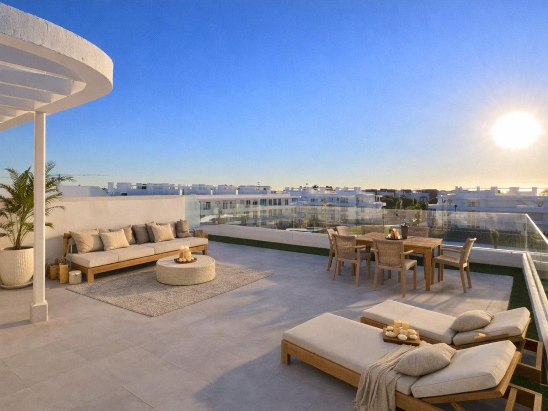 Àtic en venda a Avenida de la Música, 8, Las Tres Piedras - Costa Ballena Terrassa de Àtic en venda en Chipiona amb Aire condicionat, Calefacció i Terrassa