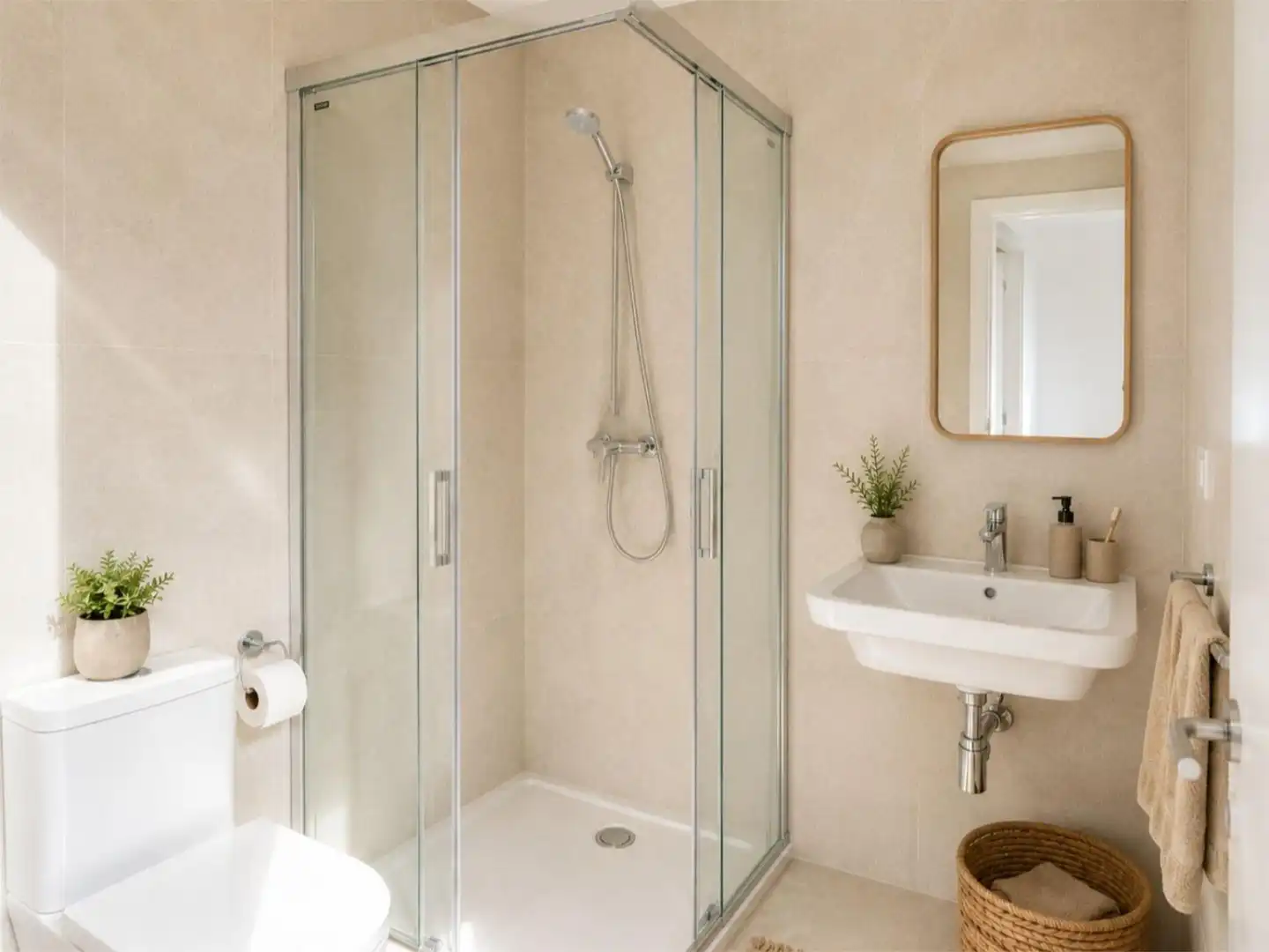 Attic for sale in Avenida de la Música, 8, Las Tres Piedras - Costa Ballena Bathroom of Attic for sale in Chipiona with Air Conditioner, Terrace and Swimming Pool