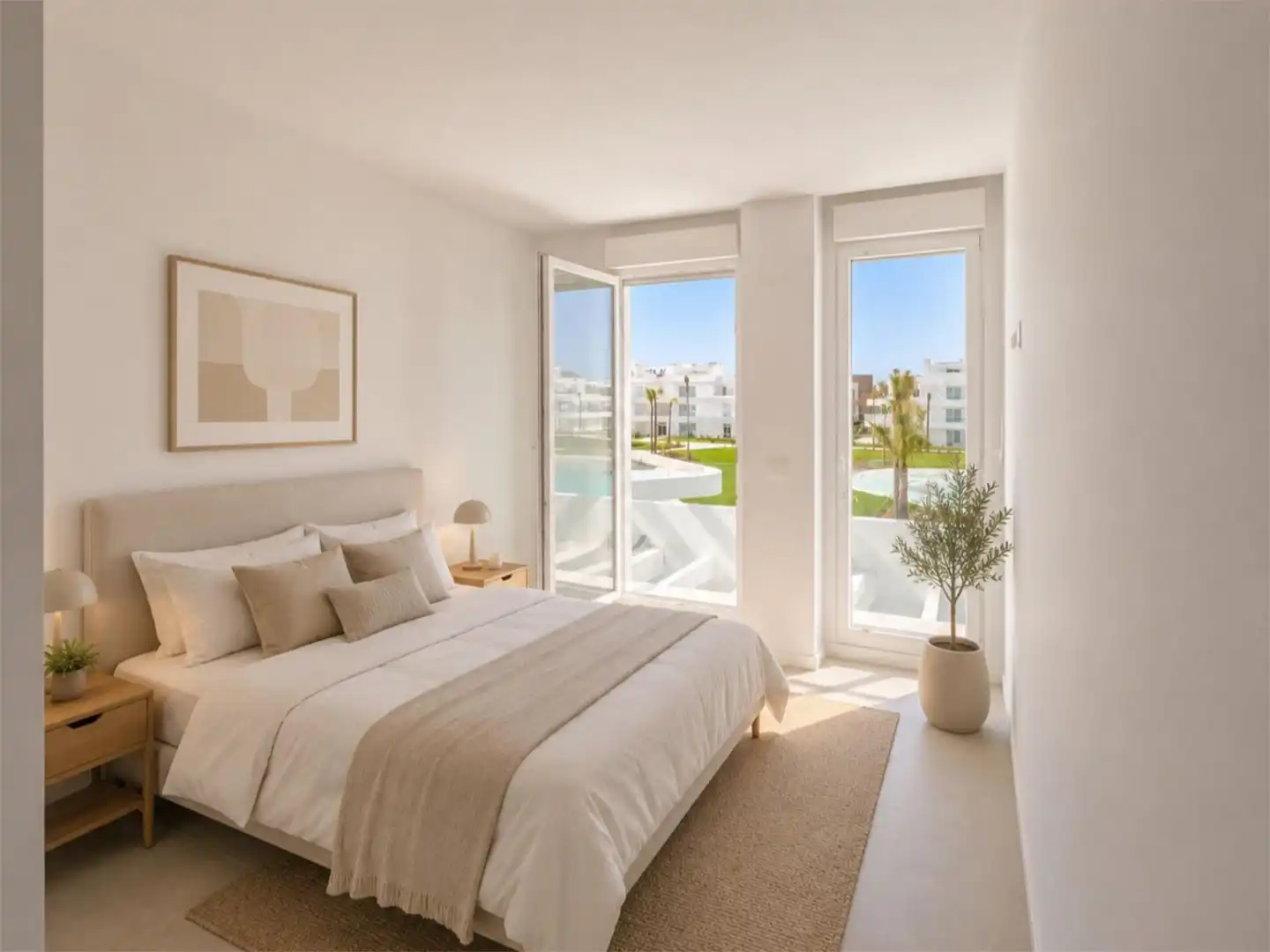 Attic for sale in Avenida de la Música, 8, Las Tres Piedras - Costa Ballena Bedroom of Attic for sale in Chipiona with Air Conditioner, Terrace and Swimming Pool