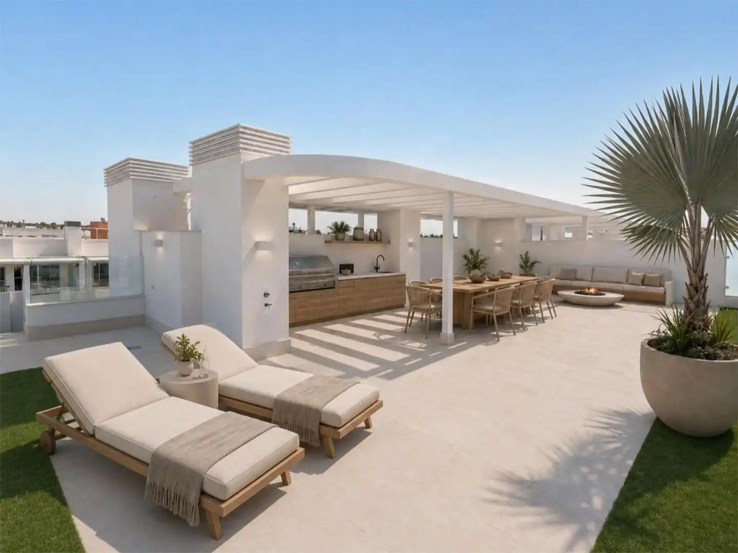 Attic for sale in Avenida de la Música, 8, Las Tres Piedras - Costa Ballena Terrace of Attic for sale in Chipiona with Air Conditioner, Terrace and Swimming Pool