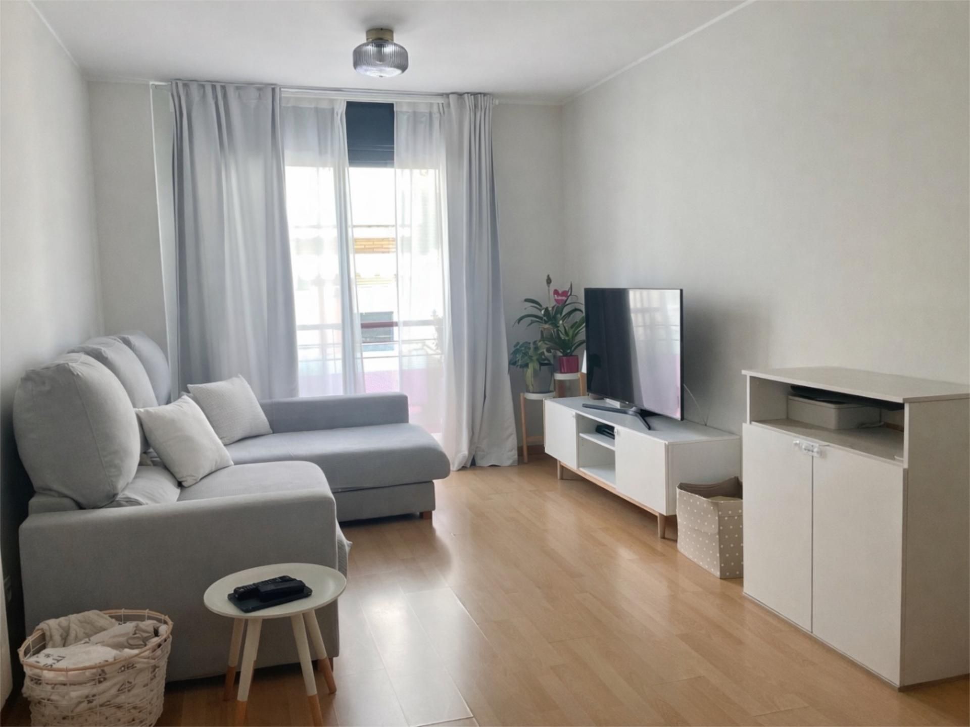 Living room of Duplex to rent in Premià de Mar  with Air Conditioner, Heating and Parquet flooring