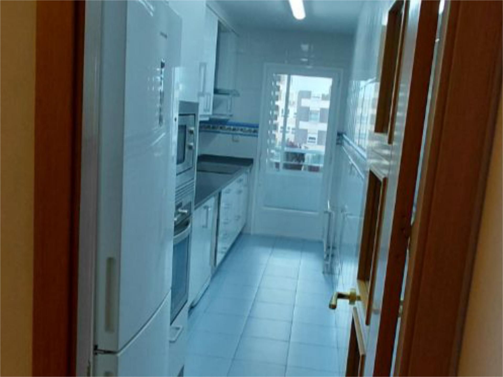Kitchen of Apartment to rent in  Madrid Capital  with Air Conditioner, Heating and Private garden