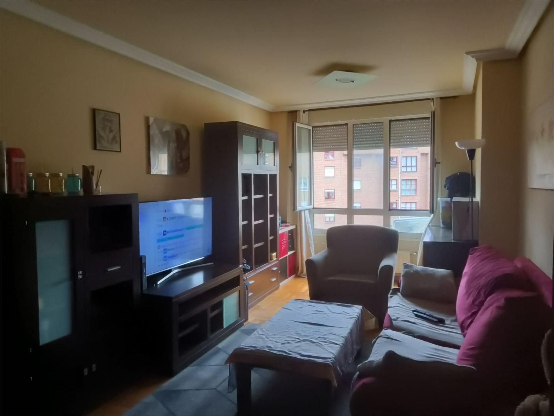 Sala de estar de Piso de alquiler en Oviedo 