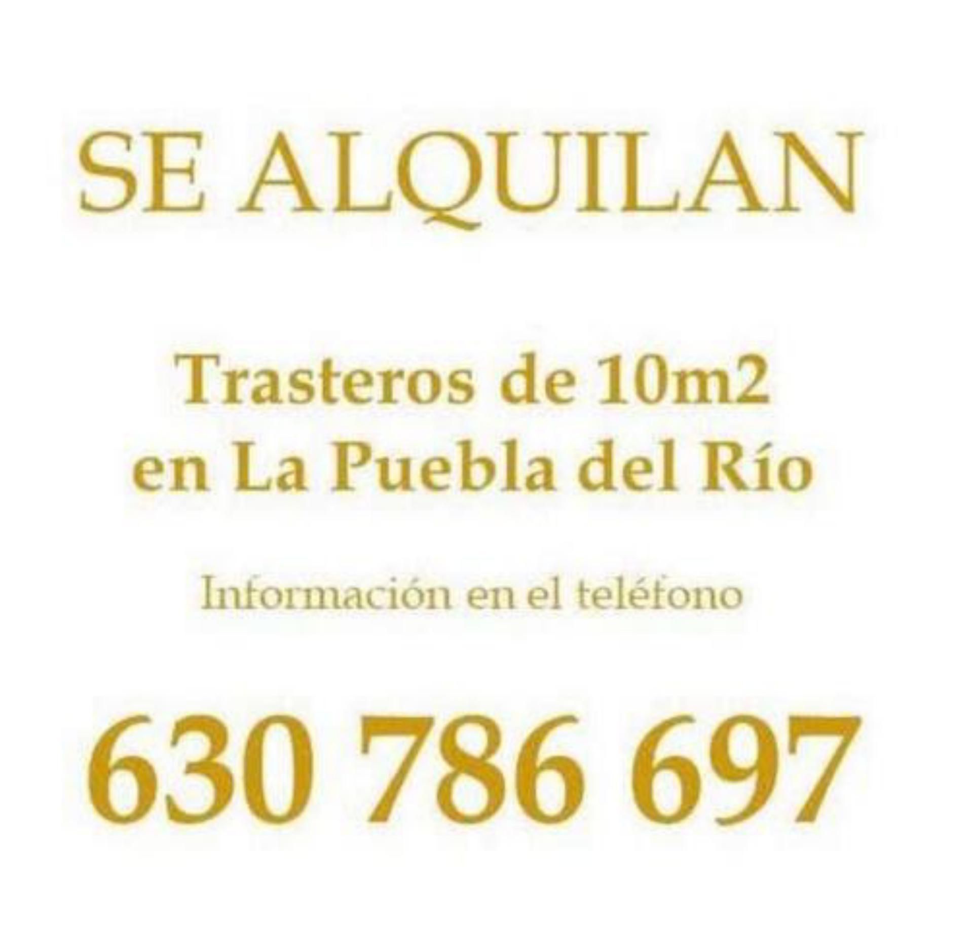 Trastero de alquiler en La Puebla del Río