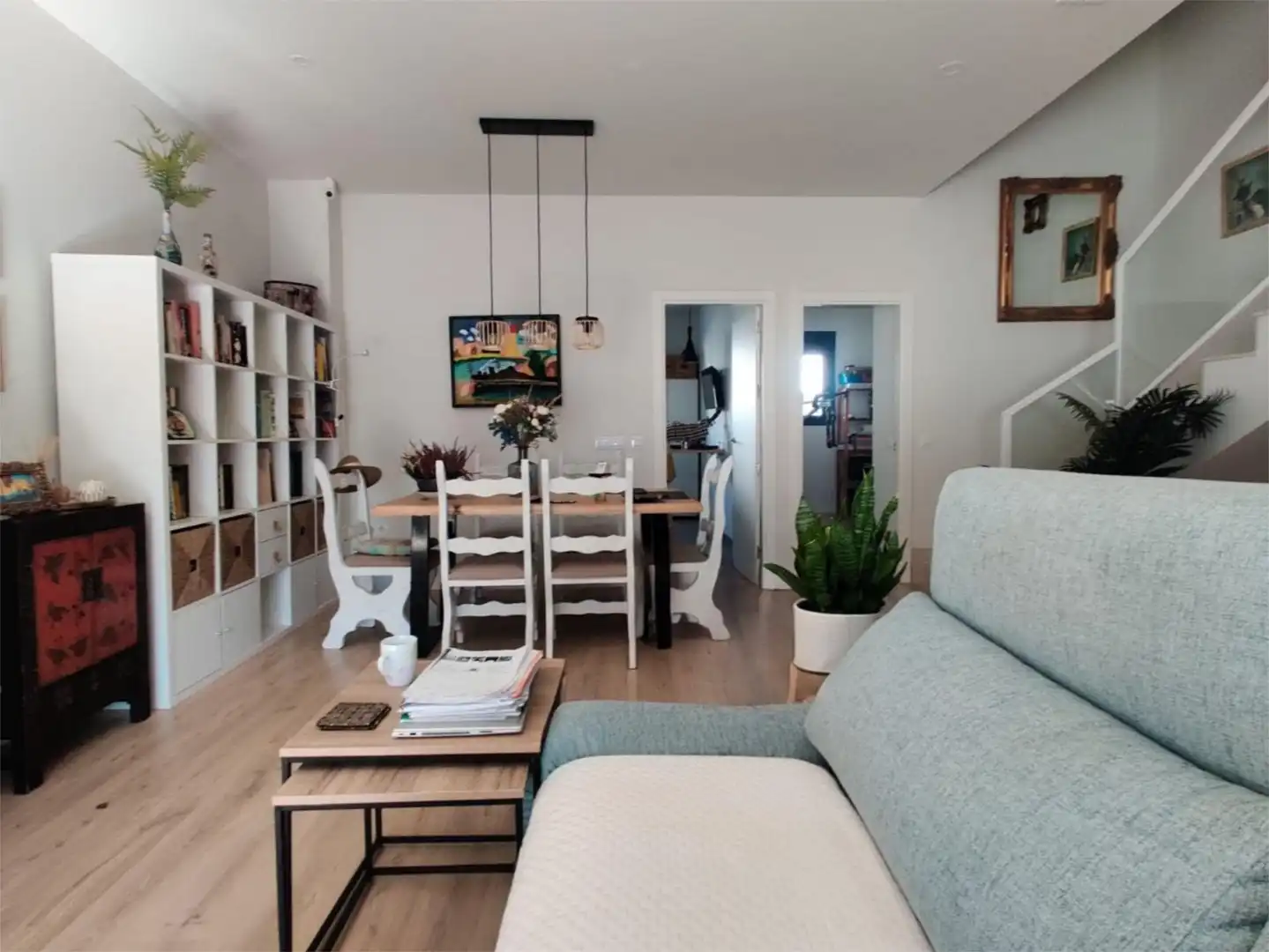 Houses for sale in Calle Zeus, 82, Los Molinos - Villa Blanca Living room of Houses for sale in Almería Capital with Air Conditioner, Terrace and Swimming Pool