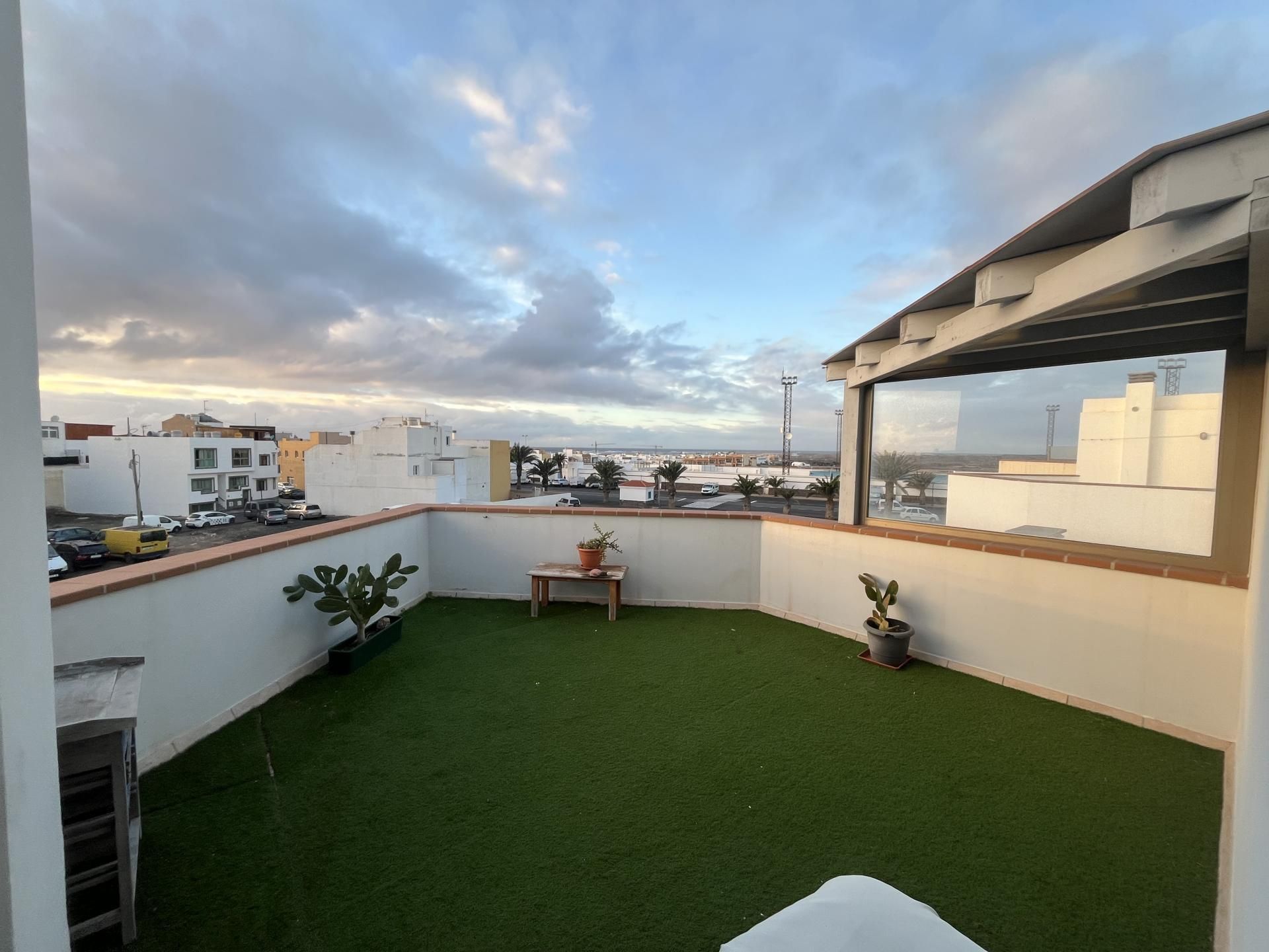 Terrace of Duplex to rent in La Oliva  with Terrace and Community parking