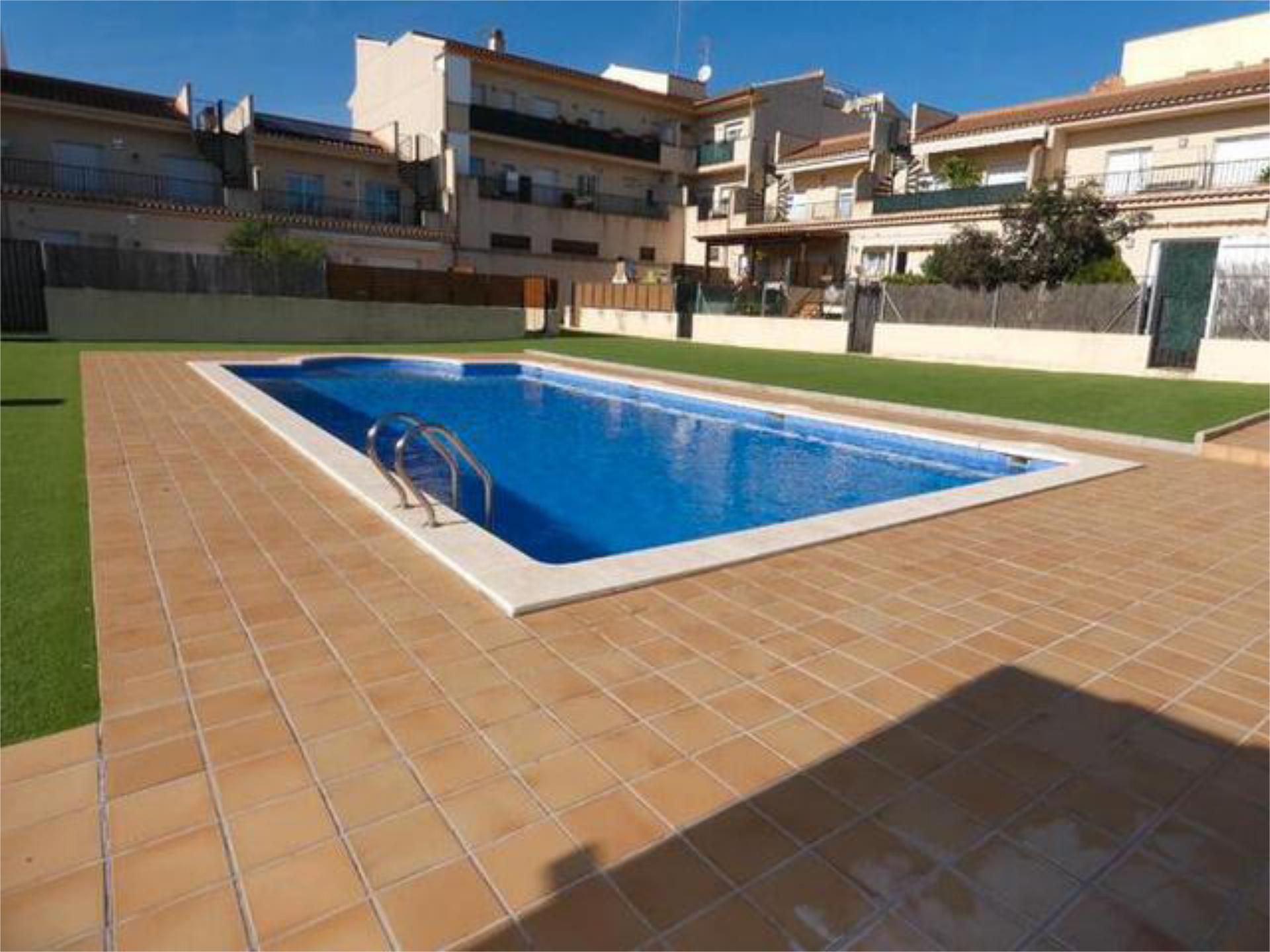 Swimming pool of Flat for sale in Sant Jaume dels Domenys  with Heating, Private garden and Terrace