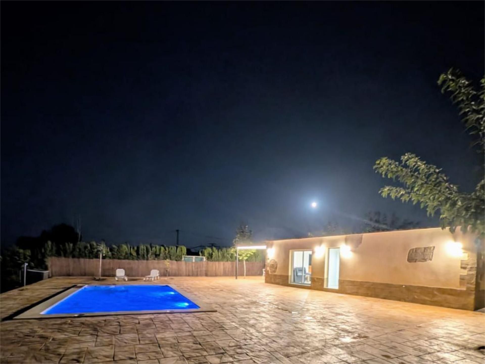 Piscina de Casa o xalet de lloguer en Aspe amb Aire condicionat, Calefacció i Jardí privat