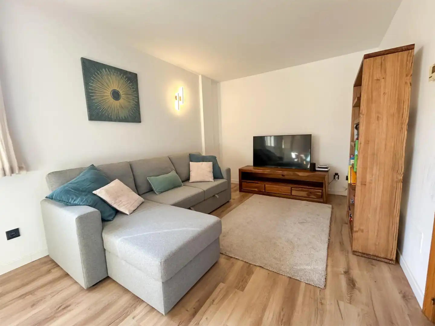 Flat for sale in Carrer de Santa Margalida, 7, Sa Torre Living room of Flat for sale in Llucmajor with Air Conditioner, Terrace and Swimming Pool