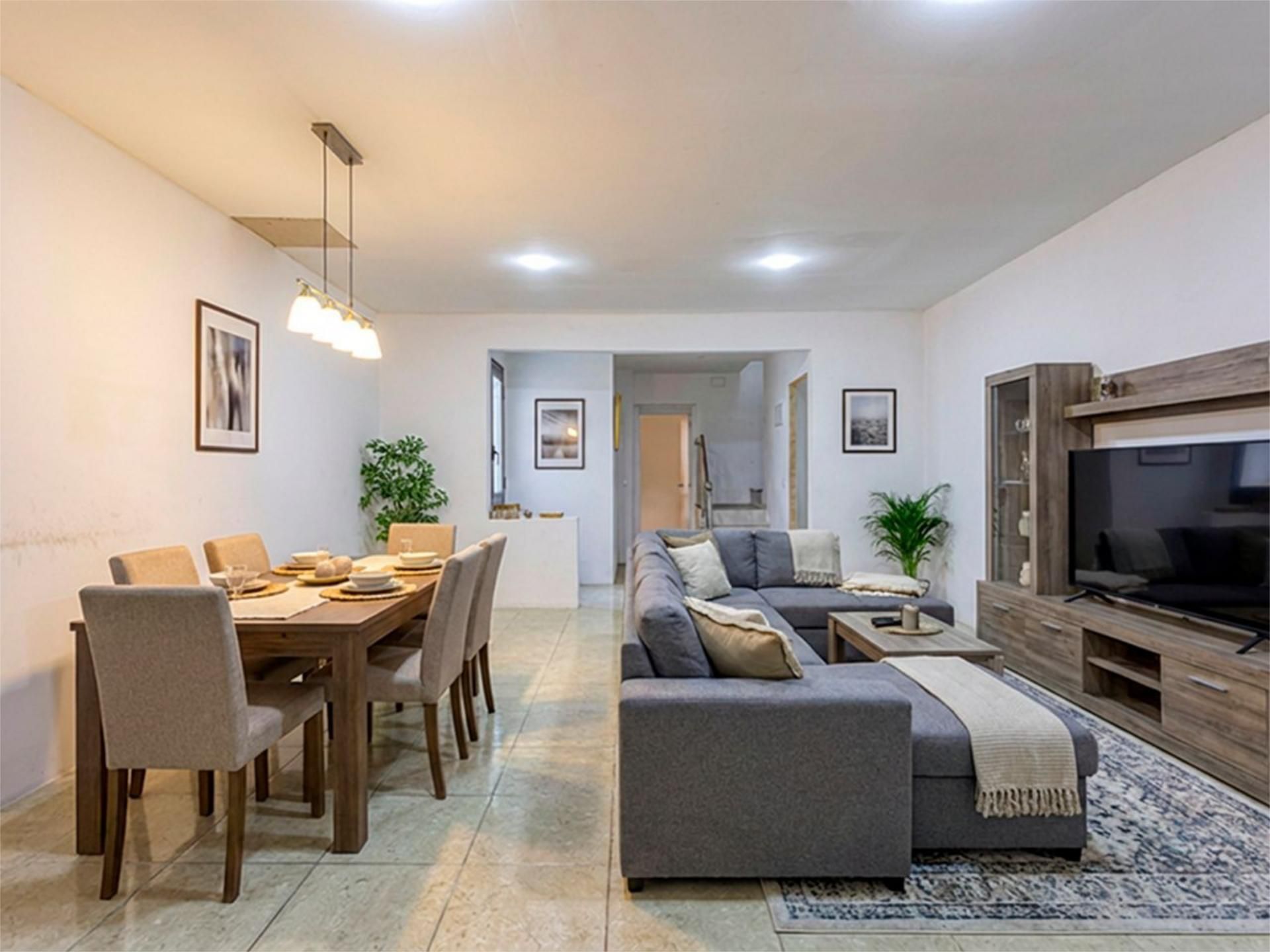 Living room of Single-family semi-detached for sale in Igualada  with Air Conditioner, Terrace and Balcony