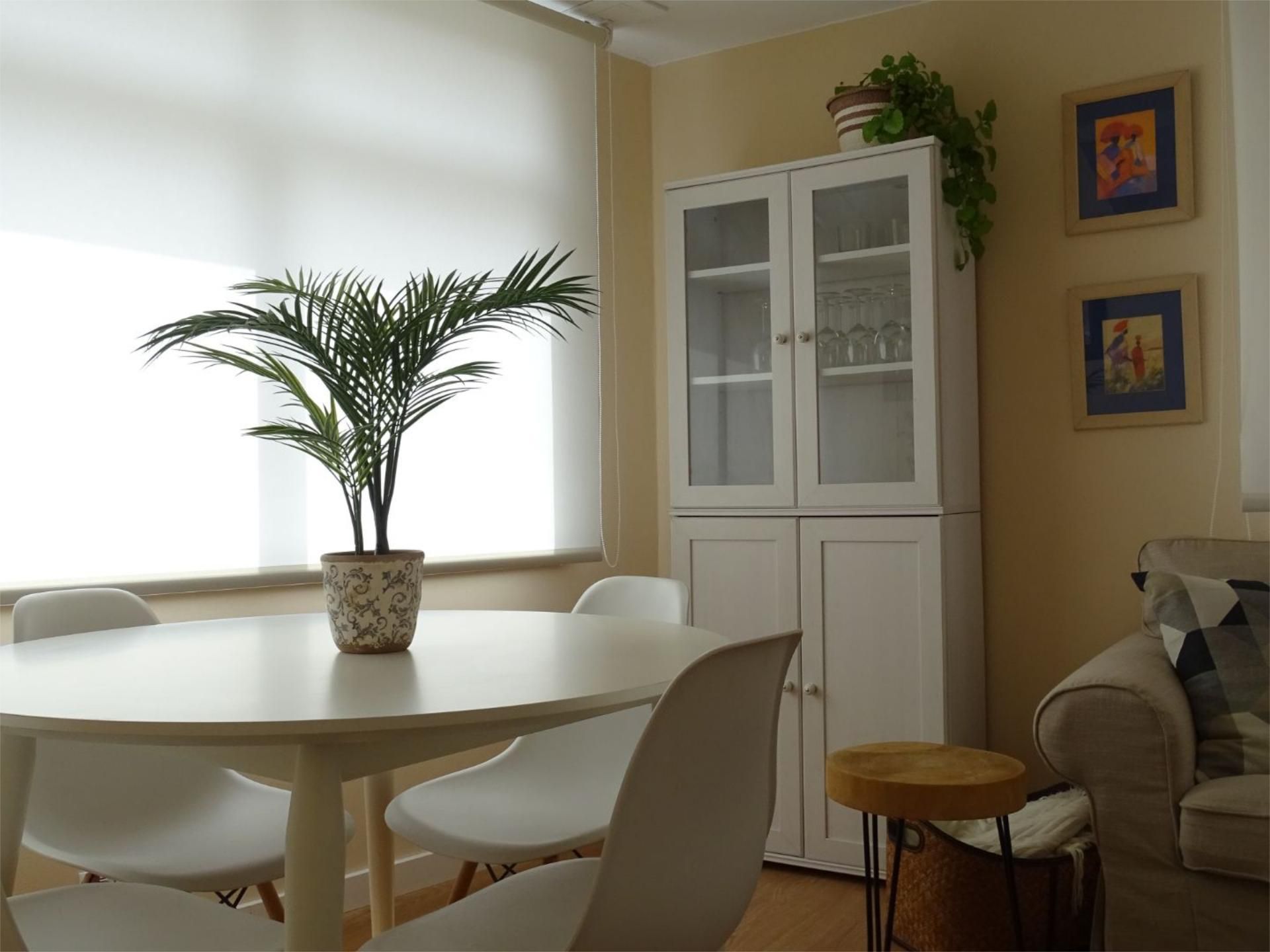 Dining room of Flat for sale in A Coruña Capital   with Heating, Furnished and Video intercom