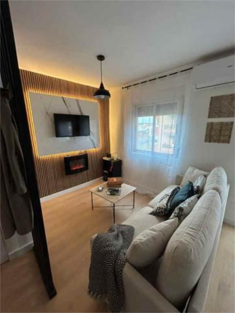 Living room of Flat for sale in Palencia Capital  with Heating, Private garden and Terrace