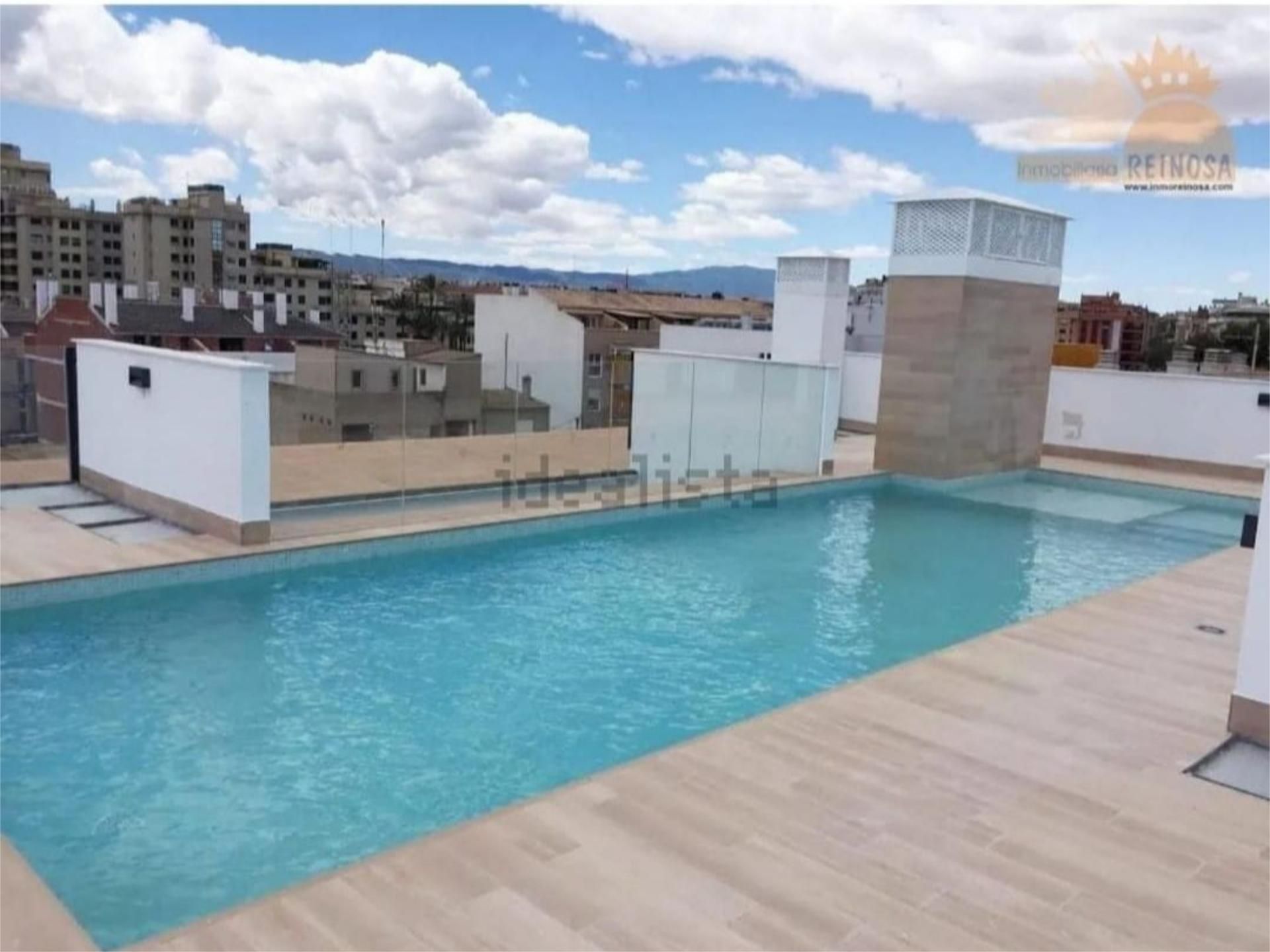Swimming pool of Study to rent in  Murcia Capital  with Air Conditioner, Heating and Parquet flooring
