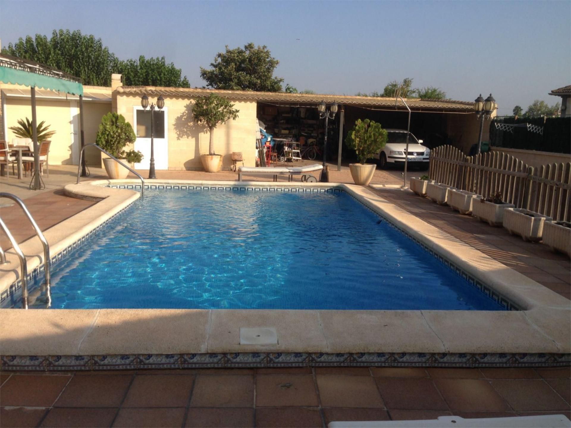 Swimming pool of House or chalet to rent in  Murcia Capital  with Air Conditioner, Heating and Private garden