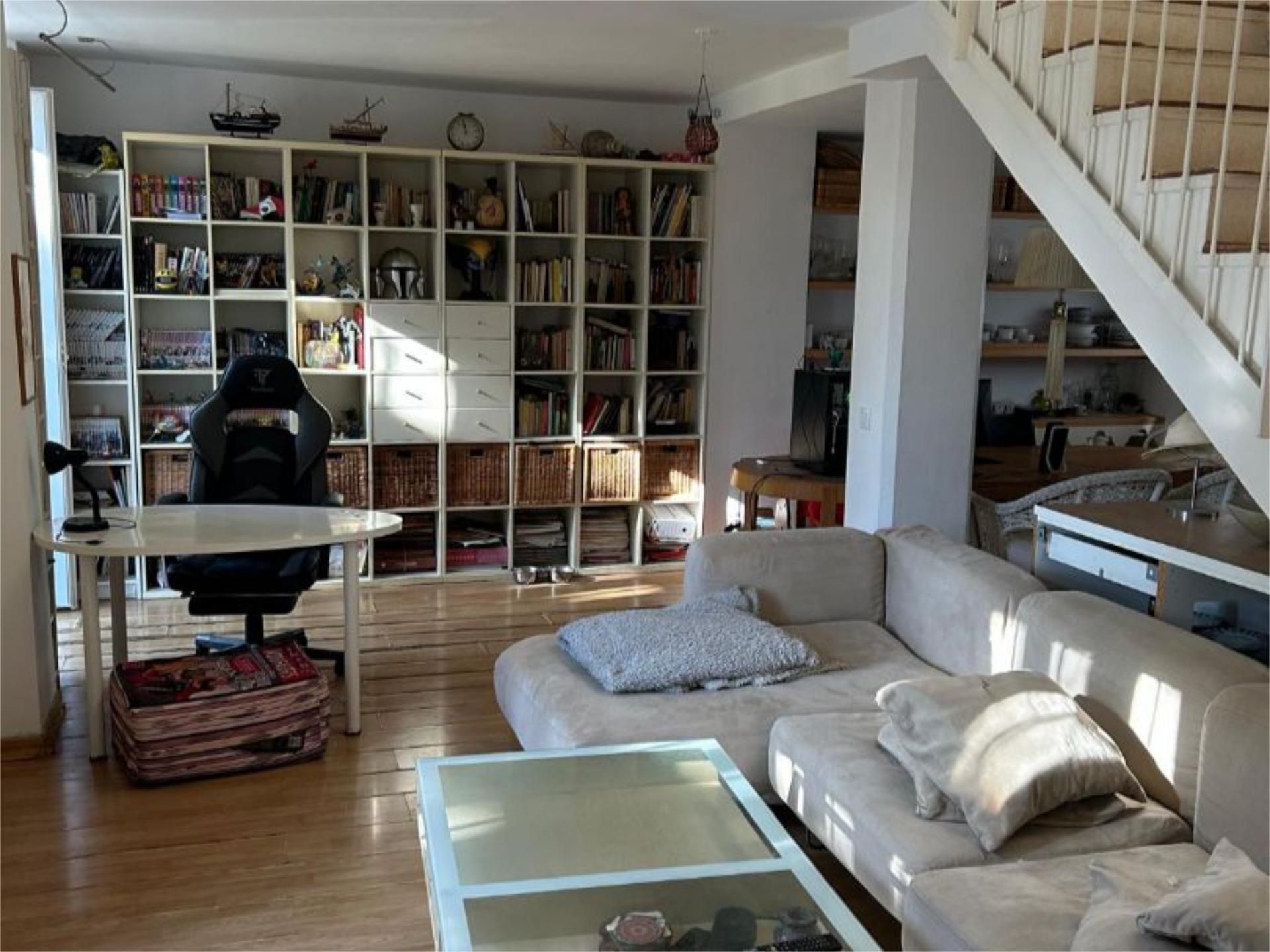 Living room of Flat to share in Jerez de la Frontera  with Air Conditioner, Parquet flooring and Furnished