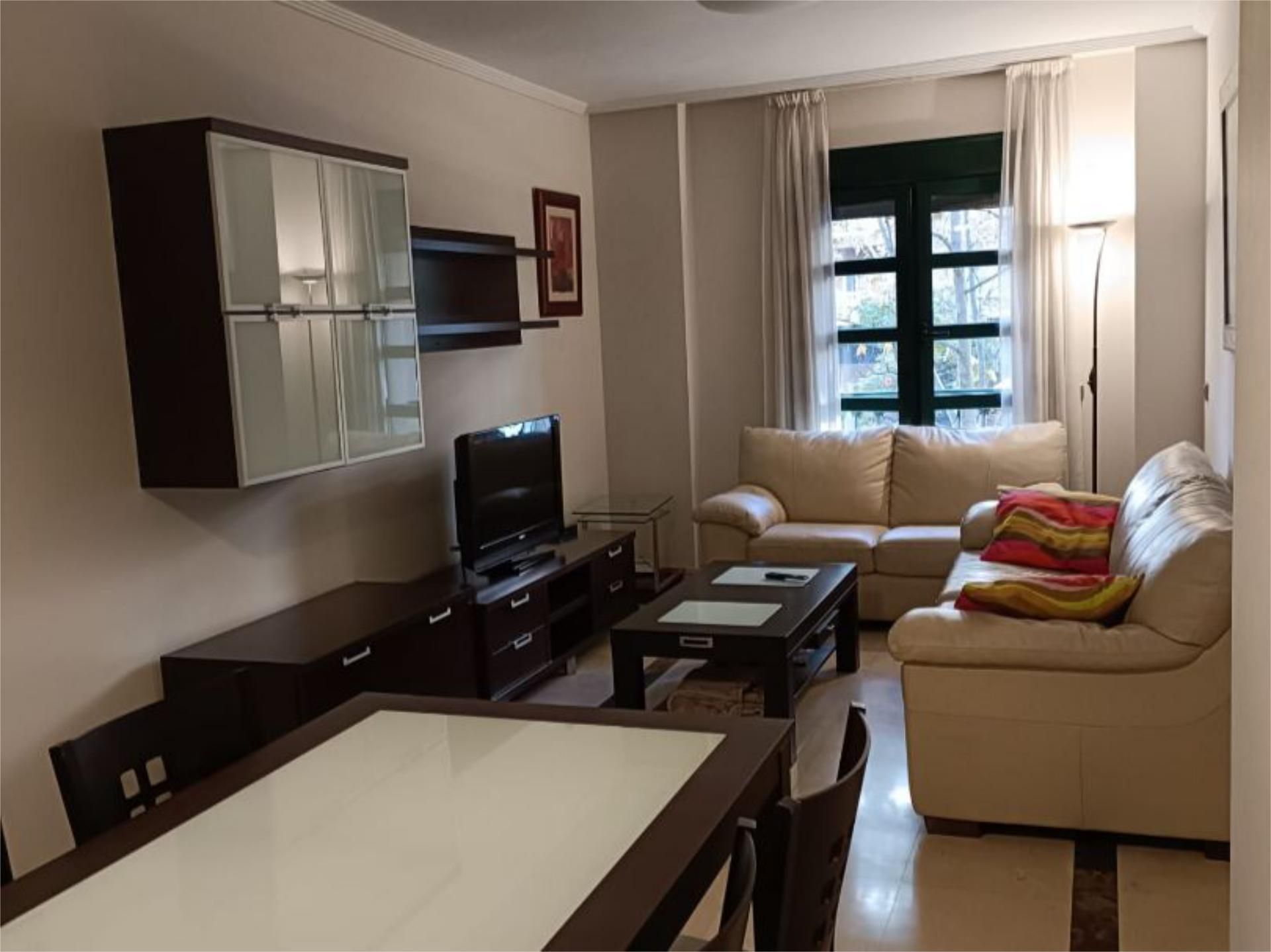 Living room of Flat for sale in  Madrid Capital  with Air Conditioner, Heating and Furnished