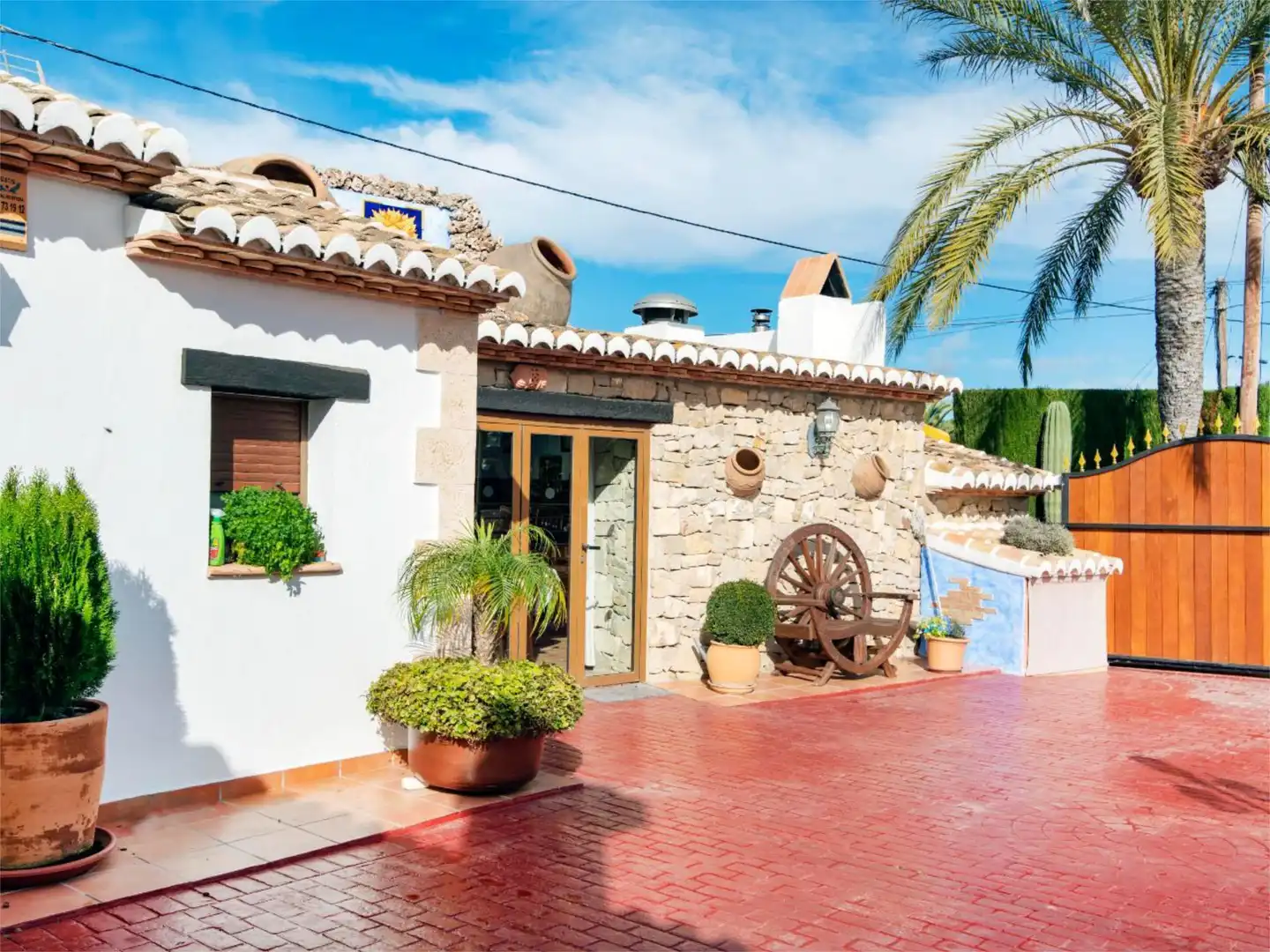 Country homes for sale in Partida Llenes, 41c, Benissa pueblo Exterior view of Country homes for sale in Benissa with Air Conditioner, Terrace and Swimming Pool