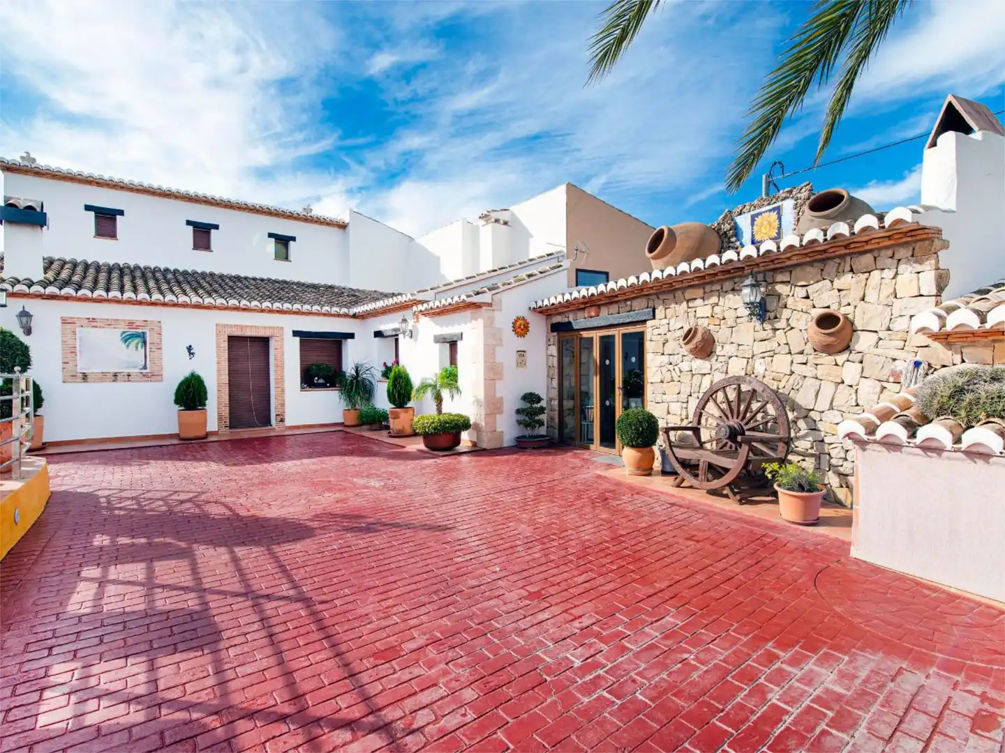 Country homes for sale in Partida Llenes, 41c, Benissa pueblo Exterior view of Country homes for sale in Benissa with Air Conditioner, Terrace and Swimming Pool