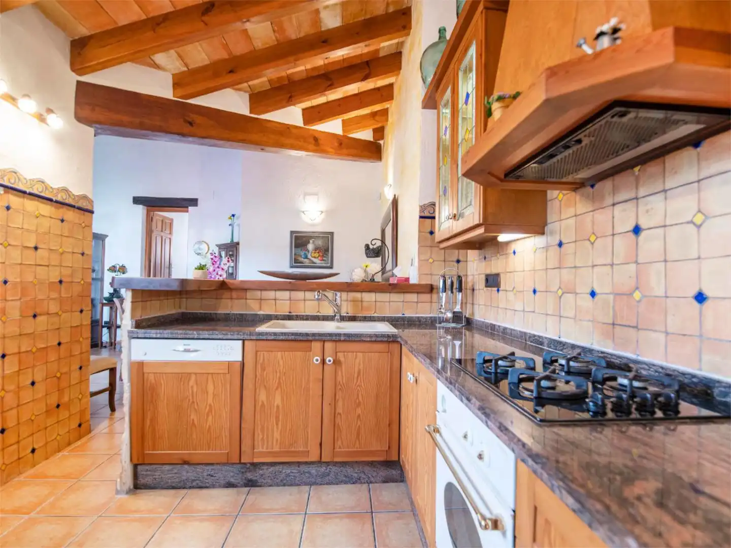 Country homes for sale in Partida Llenes, 41c, Benissa pueblo Kitchen of Country homes for sale in Benissa with Air Conditioner, Terrace and Swimming Pool