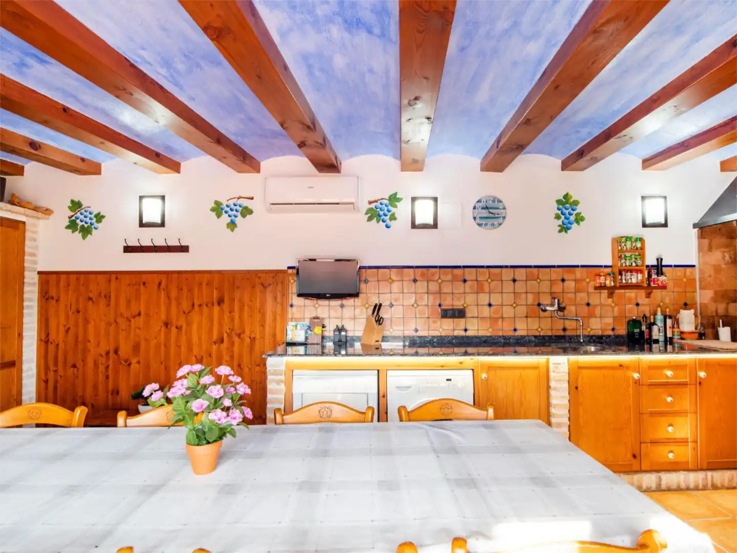 Country homes for sale in Partida Llenes, 41c, Benissa pueblo Kitchen of Country homes for sale in Benissa with Air Conditioner, Terrace and Swimming Pool