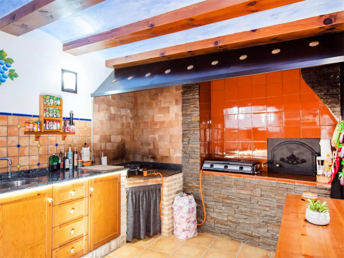 Country homes for sale in Partida Llenes, 41c, Benissa pueblo Kitchen of Country homes for sale in Benissa with Air Conditioner, Terrace and Swimming Pool
