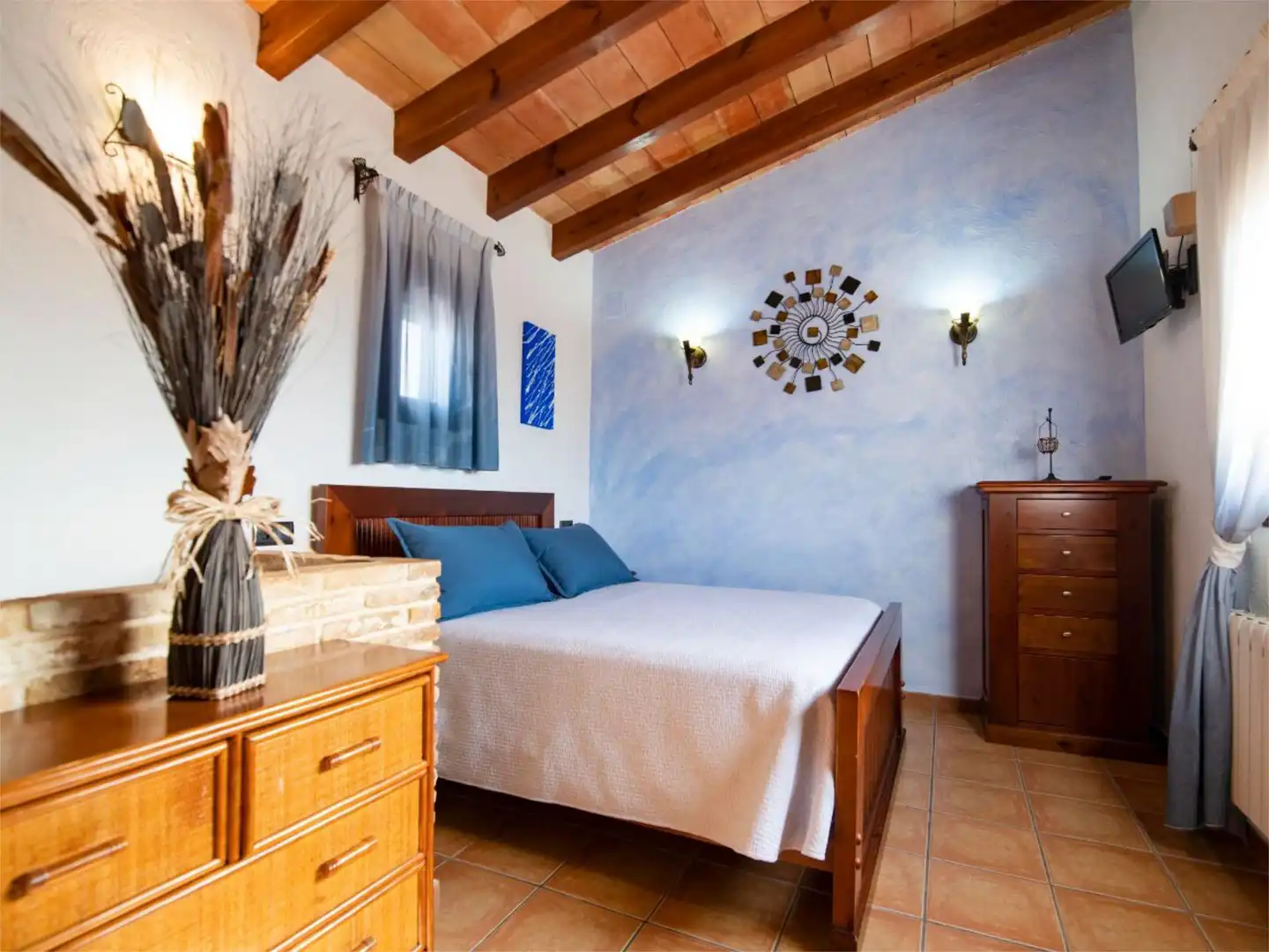 Country homes for sale in Partida Llenes, 41c, Benissa pueblo Bedroom of Country homes for sale in Benissa with Air Conditioner, Terrace and Swimming Pool