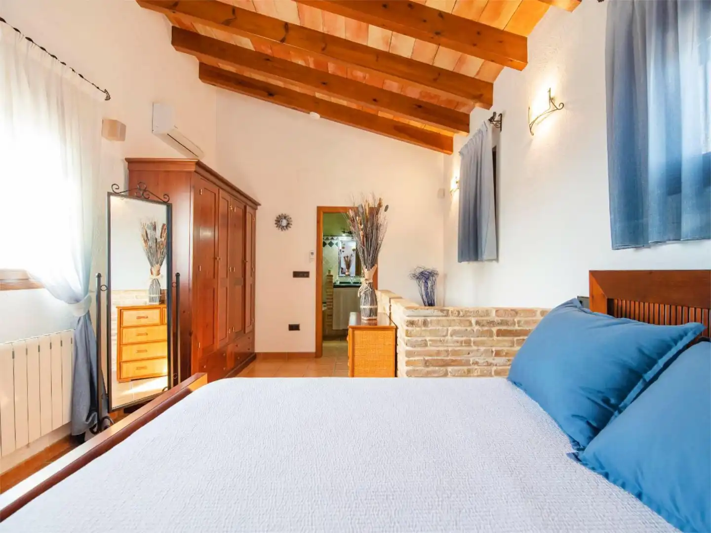 Country homes for sale in Partida Llenes, 41c, Benissa pueblo Bedroom of Country homes for sale in Benissa with Air Conditioner, Terrace and Swimming Pool