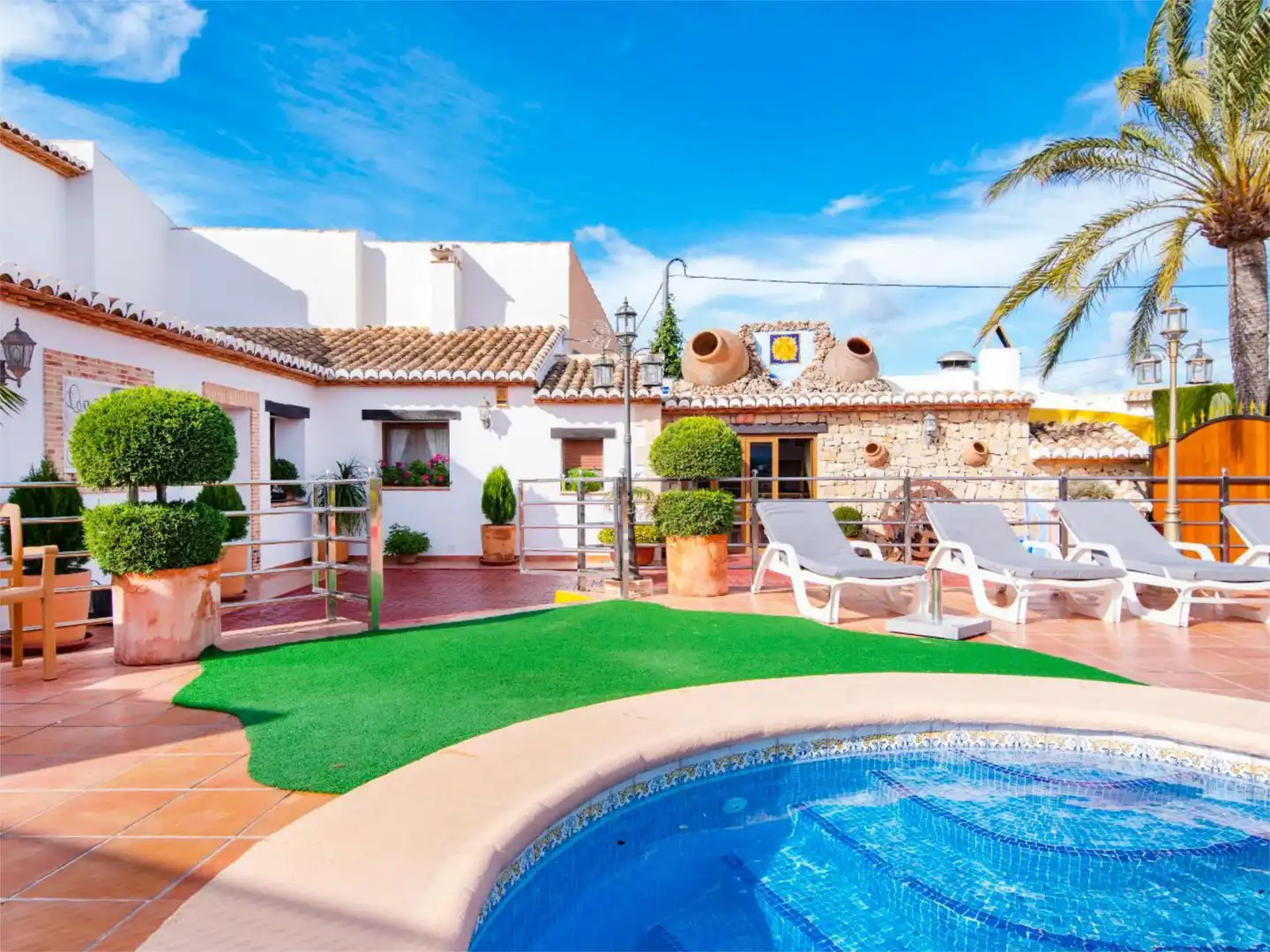 Country homes for sale in Partida Llenes, 41c, Benissa pueblo Garden of Country homes for sale in Benissa with Air Conditioner, Terrace and Swimming Pool