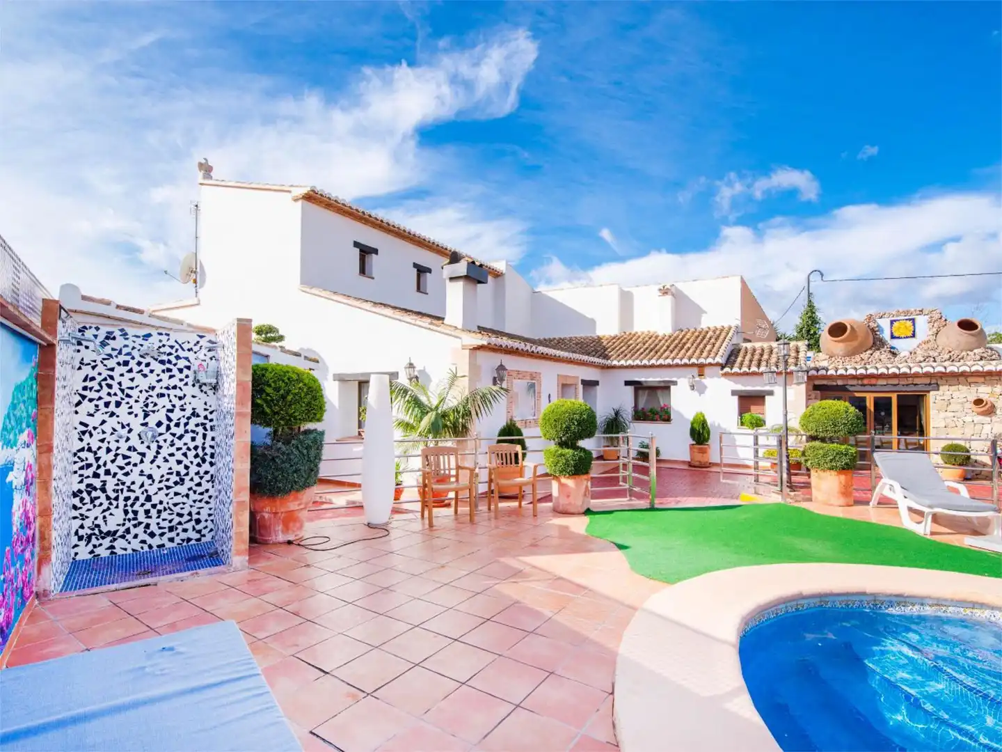 Country homes for sale in Partida Llenes, 41c, Benissa pueblo Garden of Country homes for sale in Benissa with Air Conditioner, Terrace and Swimming Pool