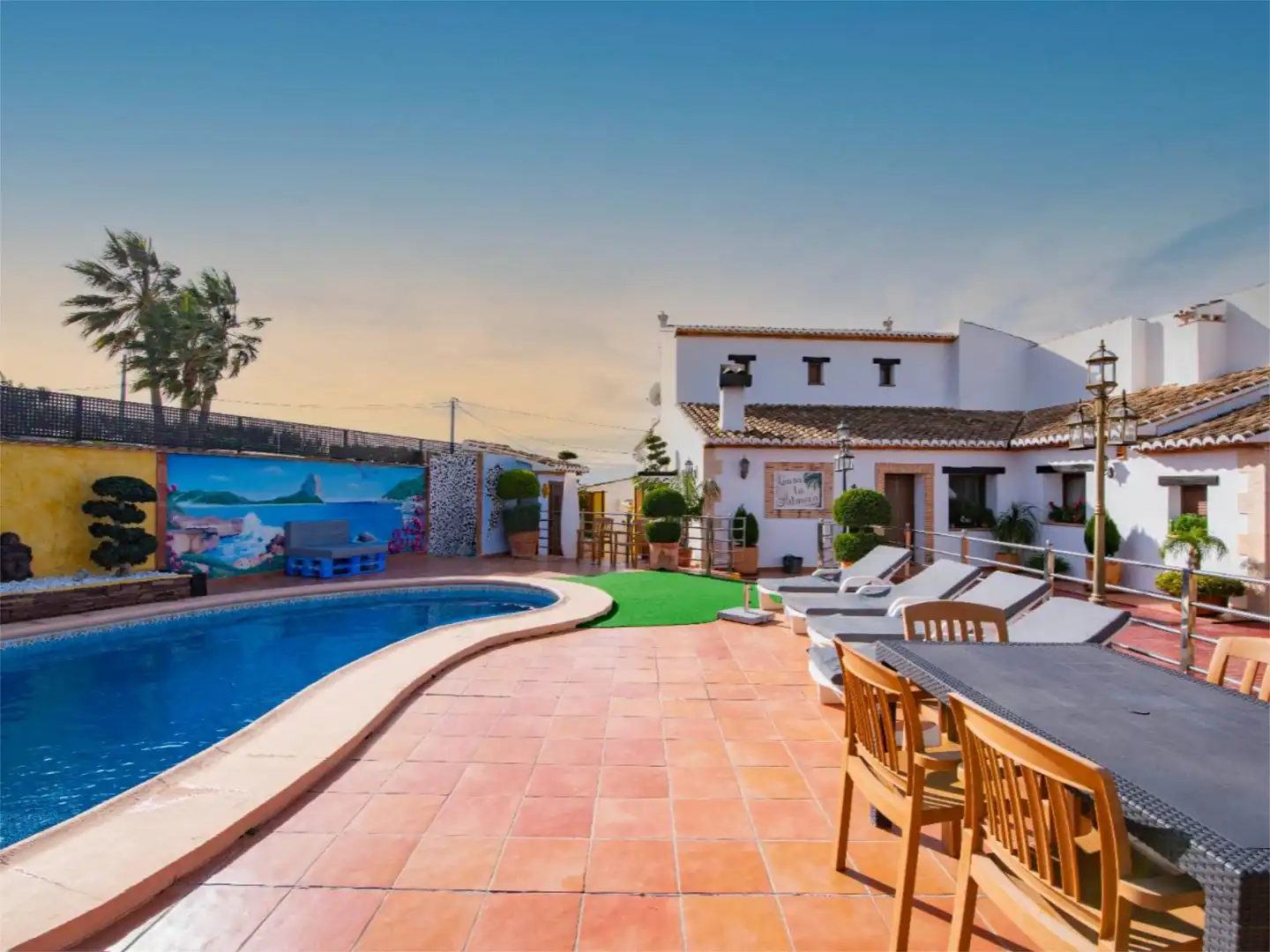 Country homes for sale in Partida Llenes, 41c, Benissa pueblo Exterior view of Country homes for sale in Benissa with Air Conditioner, Terrace and Swimming Pool