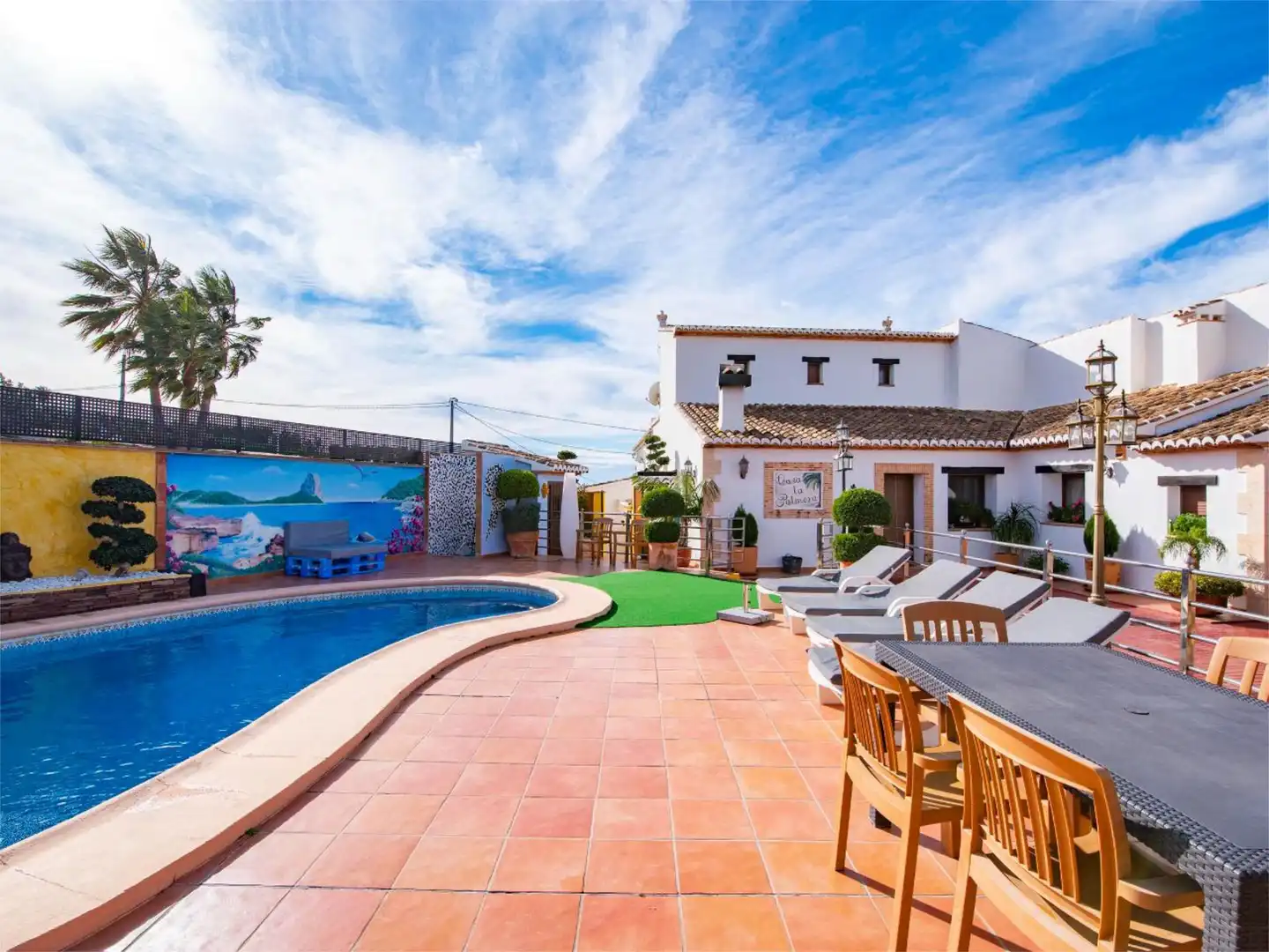 Country homes for sale in Partida Llenes, 41c, Benissa pueblo Exterior view of Country homes for sale in Benissa with Air Conditioner, Terrace and Swimming Pool