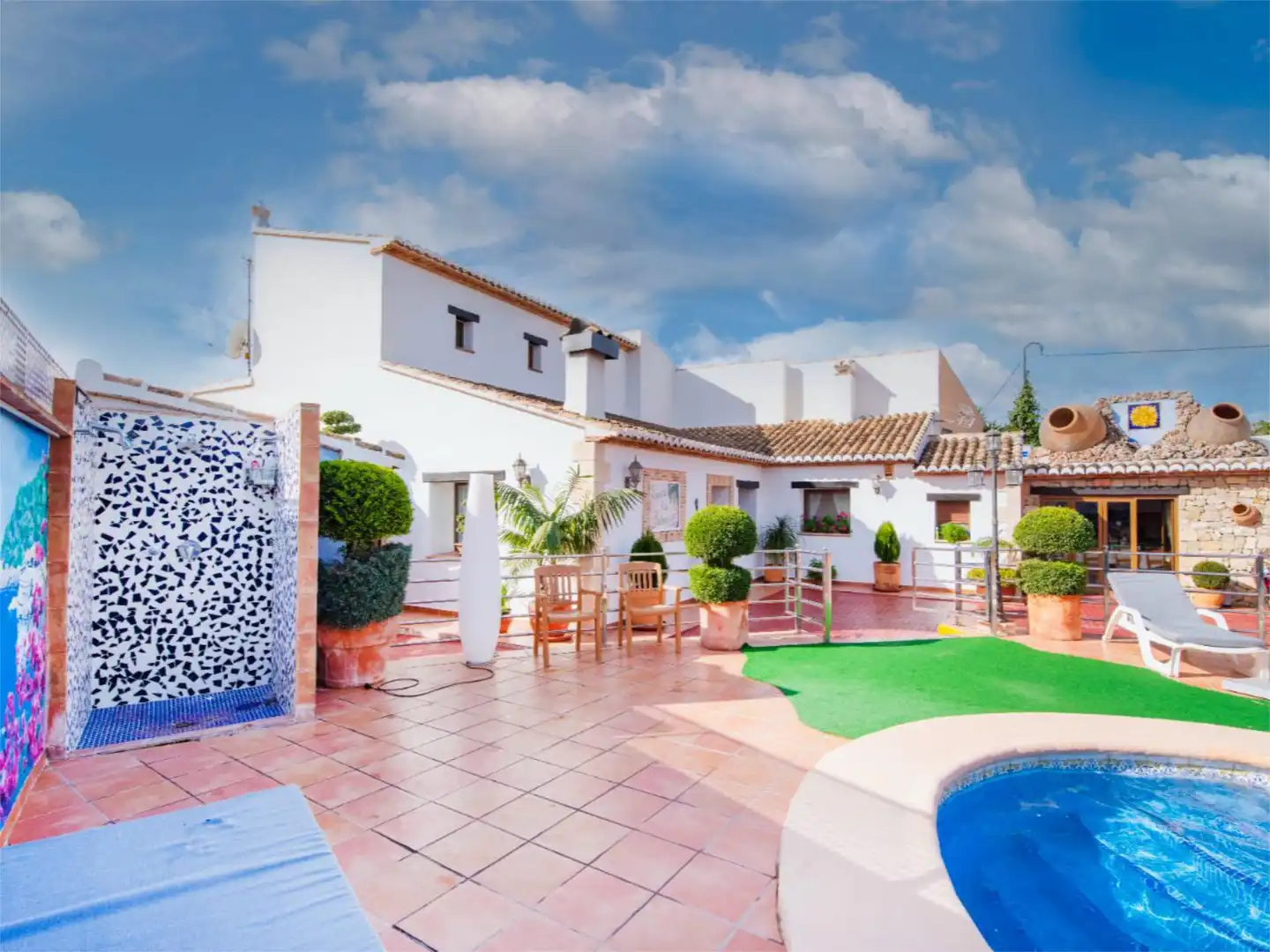 Country homes for sale in Partida Llenes, 41c, Benissa pueblo Garden of Country homes for sale in Benissa with Air Conditioner, Terrace and Swimming Pool