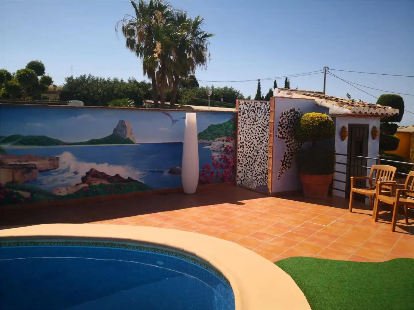 Country homes for sale in Partida Llenes, 41c, Benissa pueblo Garden of Country homes for sale in Benissa with Air Conditioner, Terrace and Swimming Pool