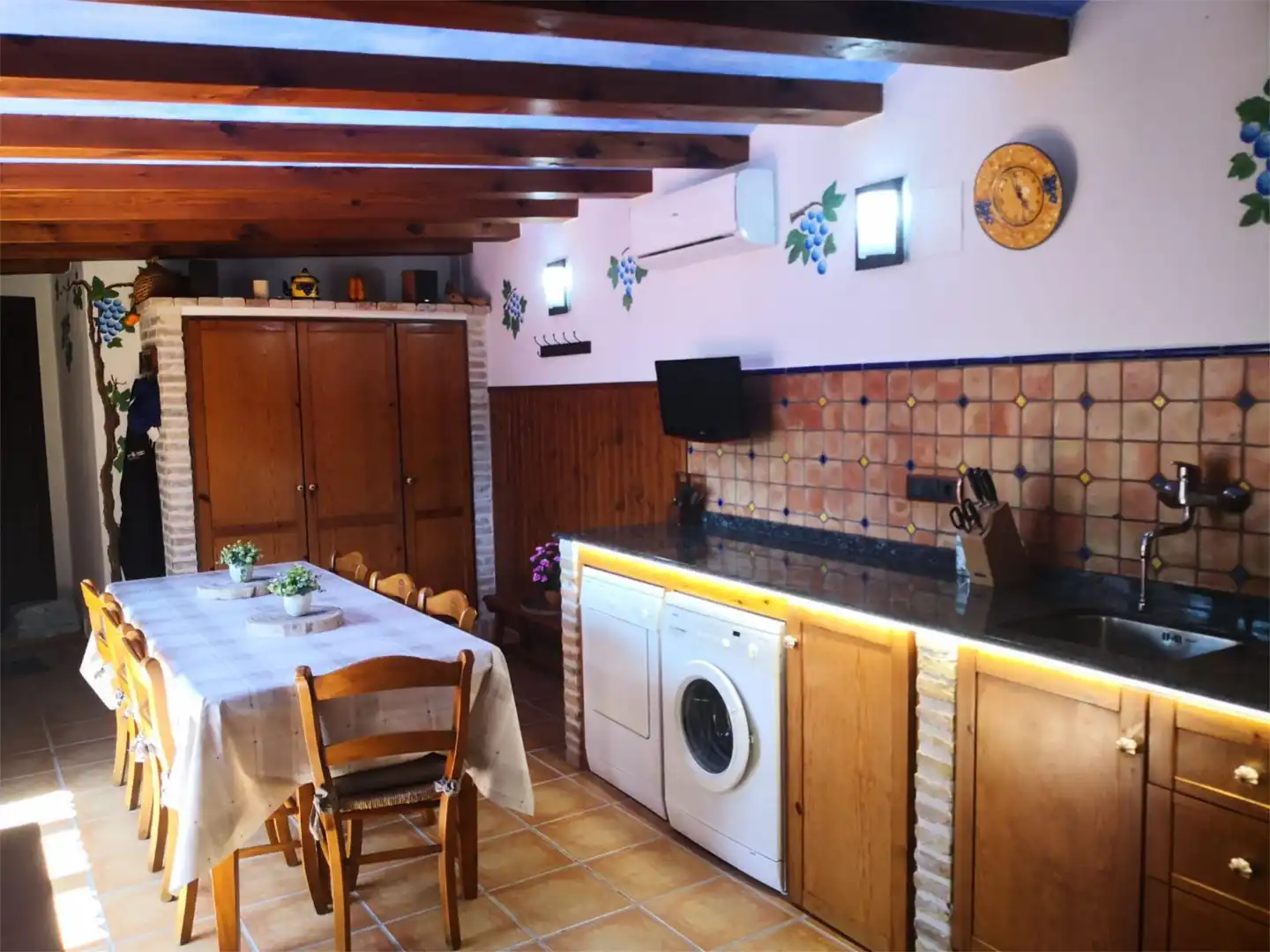 Country homes for sale in Partida Llenes, 41c, Benissa pueblo Kitchen of Country homes for sale in Benissa with Air Conditioner, Terrace and Swimming Pool