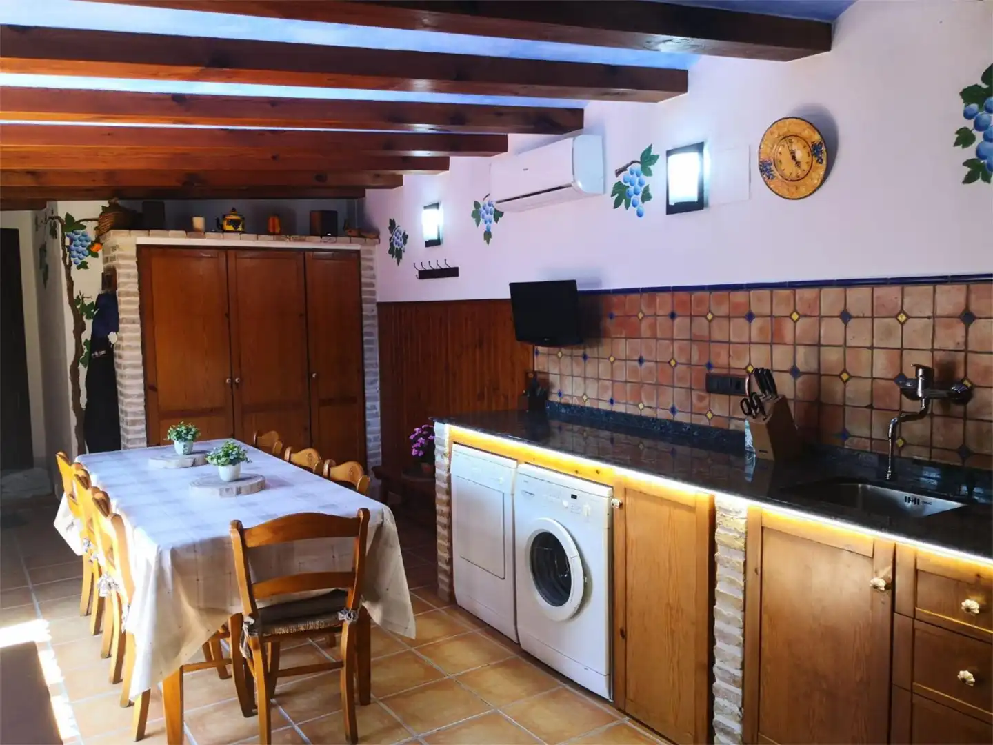 Country homes for sale in Partida Llenes, 41c, Benissa pueblo Kitchen of Country homes for sale in Benissa with Air Conditioner, Terrace and Swimming Pool