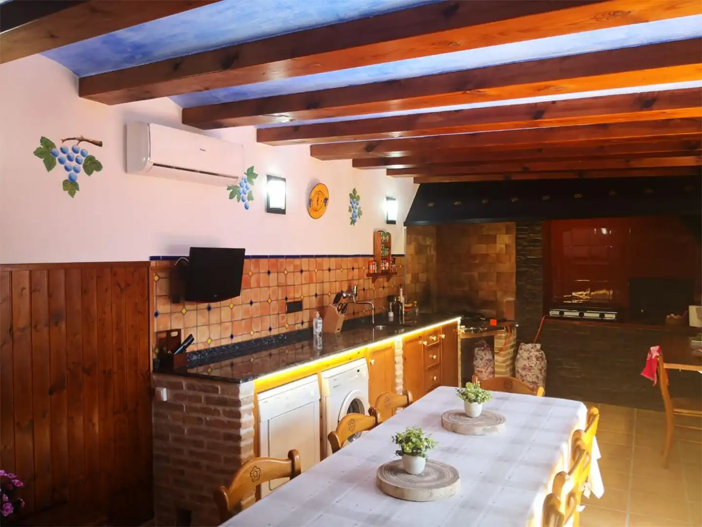 Country homes for sale in Partida Llenes, 41c, Benissa pueblo Kitchen of Country homes for sale in Benissa with Air Conditioner, Terrace and Swimming Pool