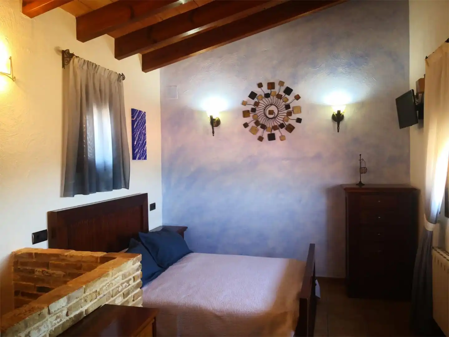 Country homes for sale in Partida Llenes, 41c, Benissa pueblo Bedroom of Country homes for sale in Benissa with Air Conditioner, Terrace and Swimming Pool