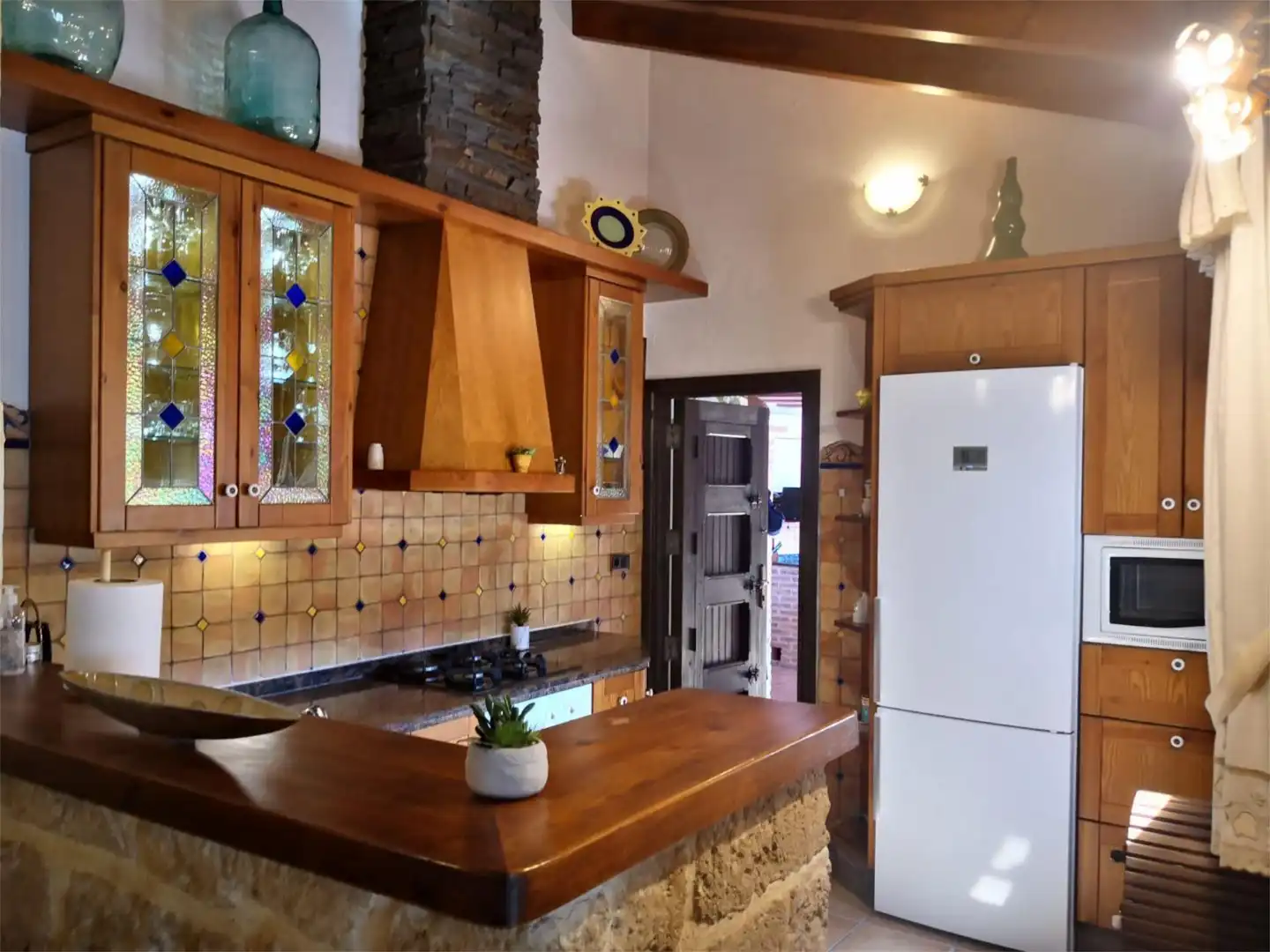 Country homes for sale in Partida Llenes, 41c, Benissa pueblo Kitchen of Country homes for sale in Benissa with Air Conditioner, Terrace and Swimming Pool