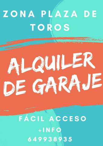 Garaje en Alquiler en Calle Murillo, 1 en Brezo