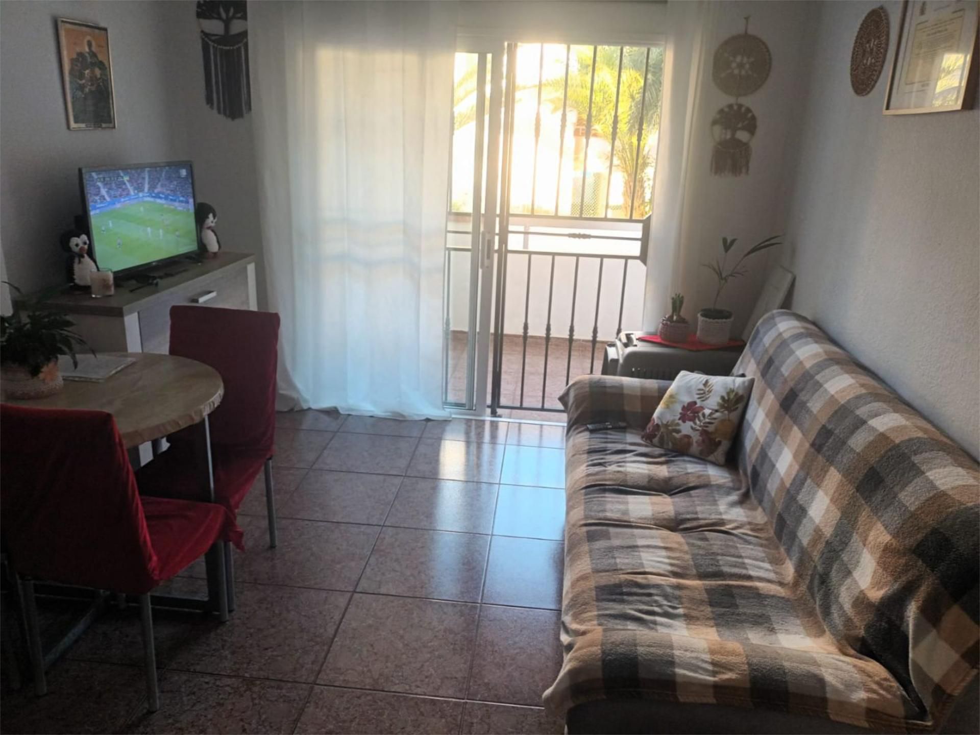 Dormitori de Apartament de lloguer en Arona amb Jardí privat, Terrassa i Piscina