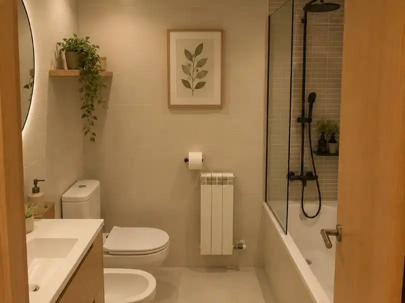 Piso en venta en Calle de Ramón y Cajal, 2, Cuarte de Huerva Baño de Piso en venta en Cuarte de Huerva con Calefacción, Terraza y Trastero