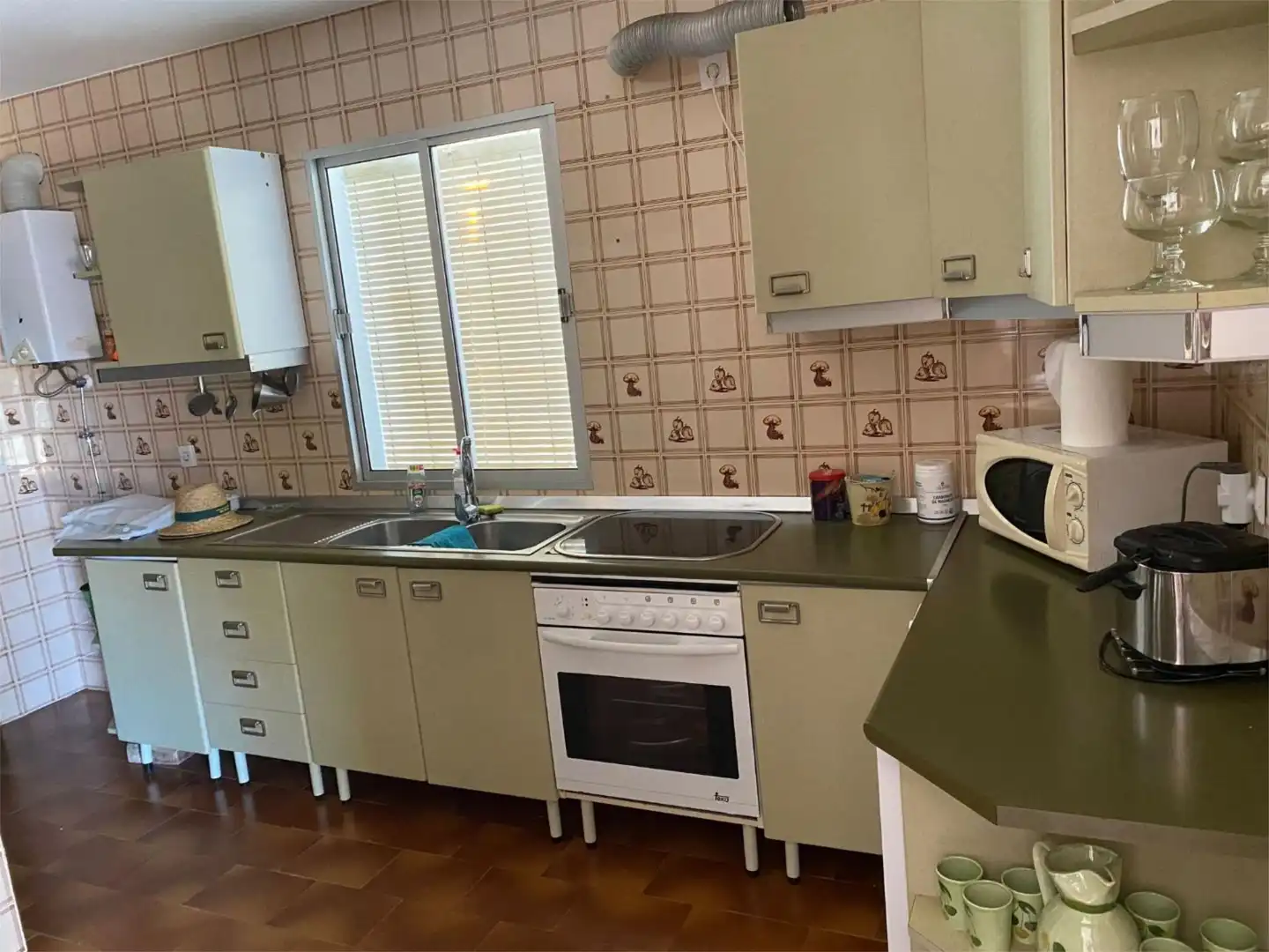 Cocina de Casa o chalet en venta en Castilblanco de los Arroyos con Aire acondicionado, Terraza y Piscina