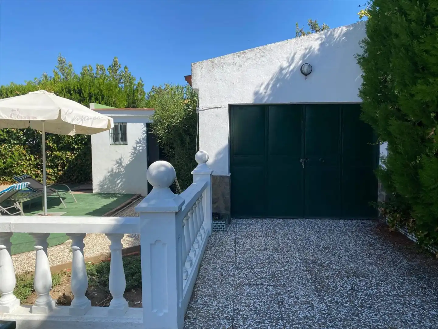 Vista exterior de Casa o chalet en venta en Castilblanco de los Arroyos con Aire acondicionado, Terraza y Piscina