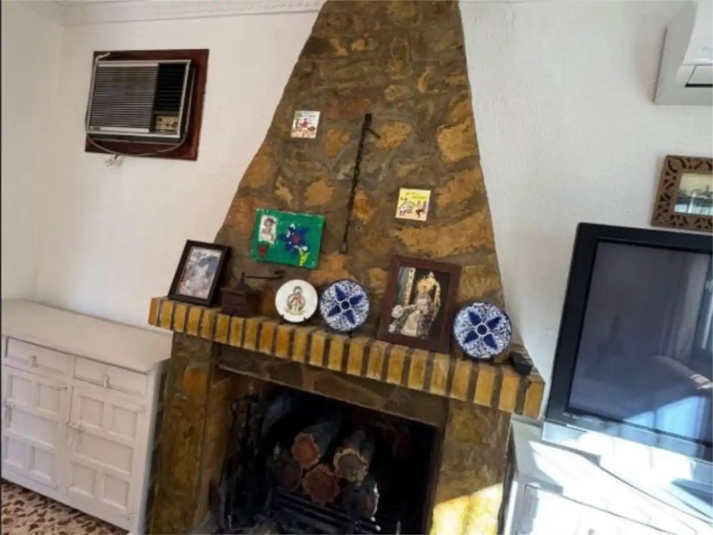 Sala de estar de Casa o chalet en venta en Castilblanco de los Arroyos con Aire acondicionado, Terraza y Piscina